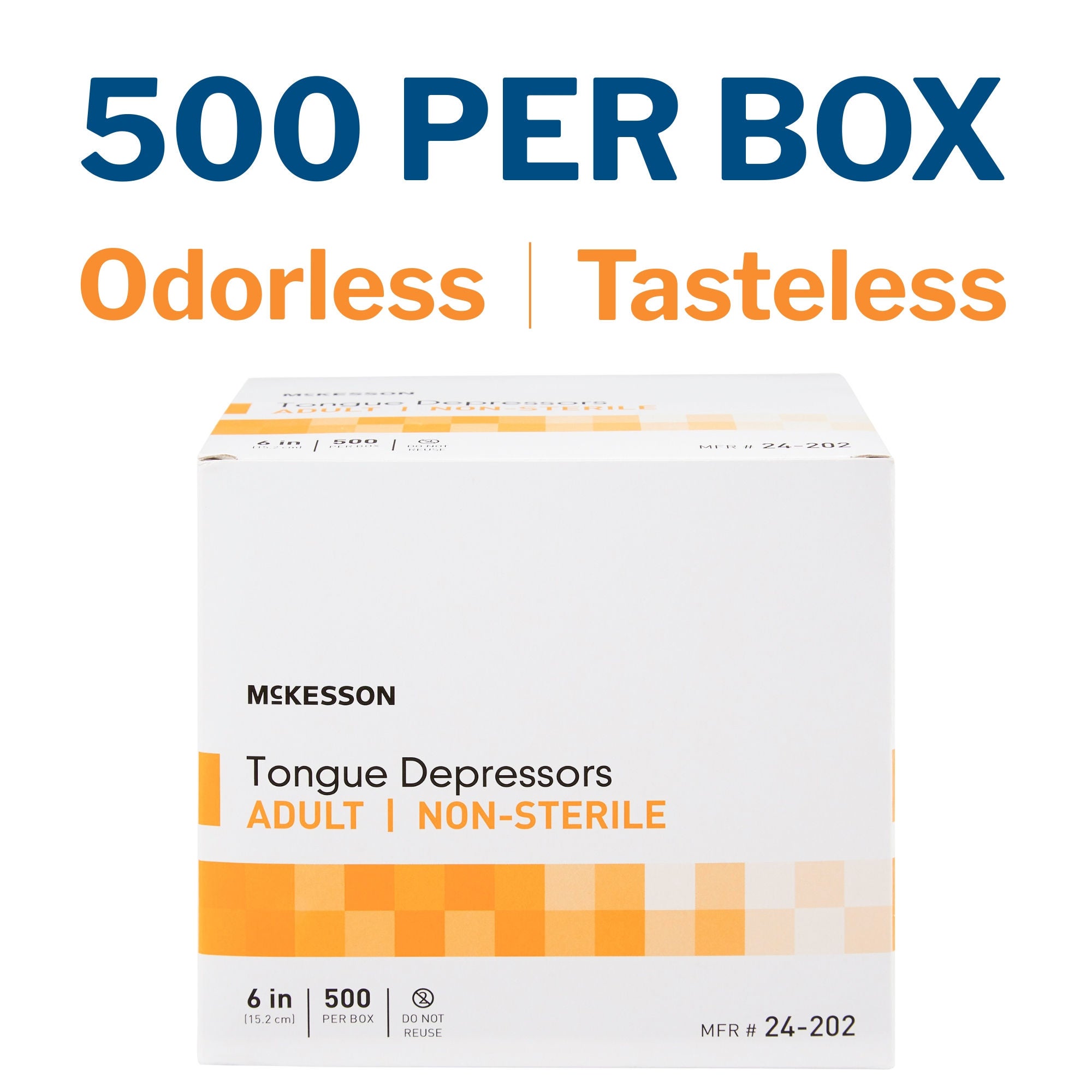 McKesson Brand - 24-202 McKesson Tongue Depressors for Adult Use