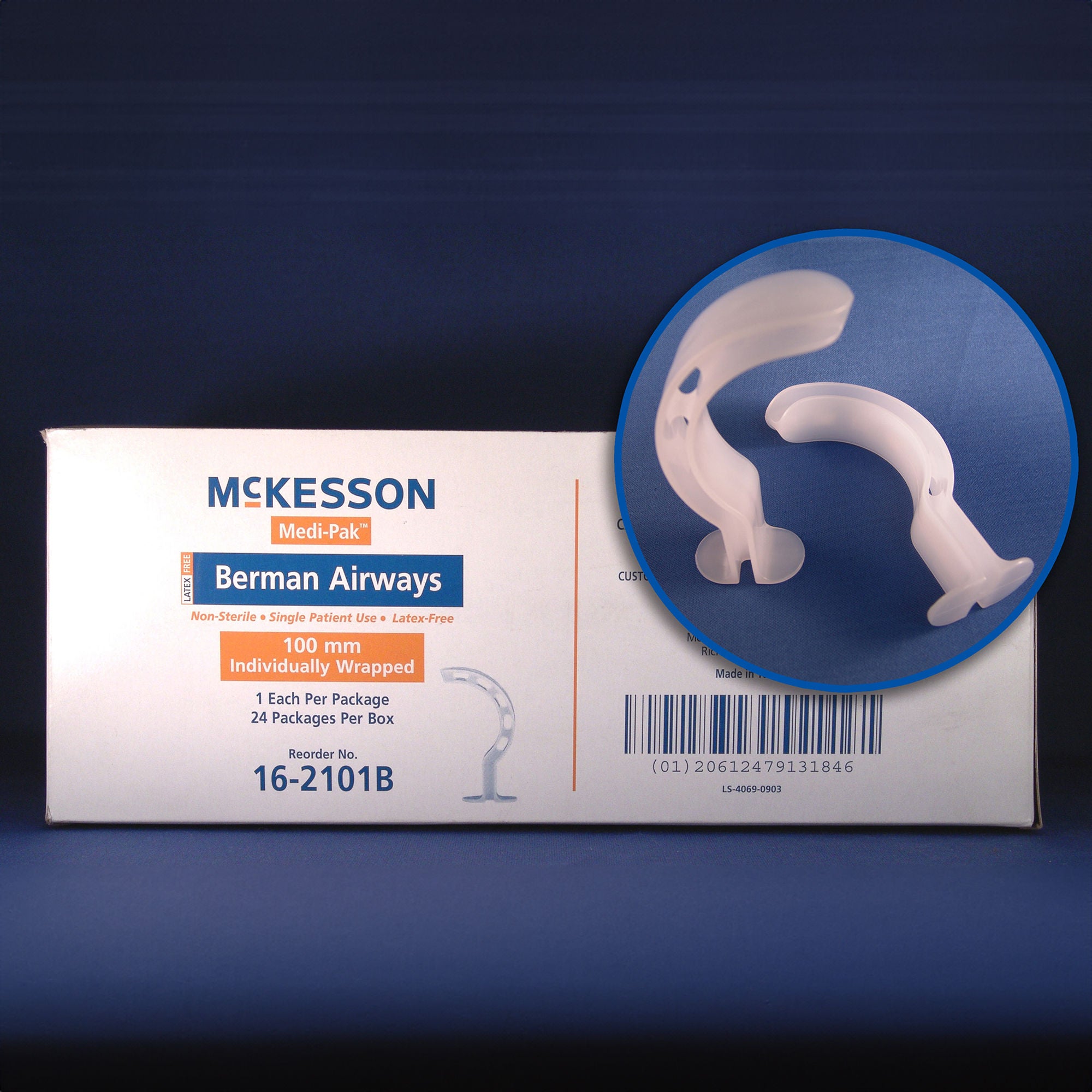 McKesson Brand - 16-271B McKesson Berman Oropharyngeal Airway