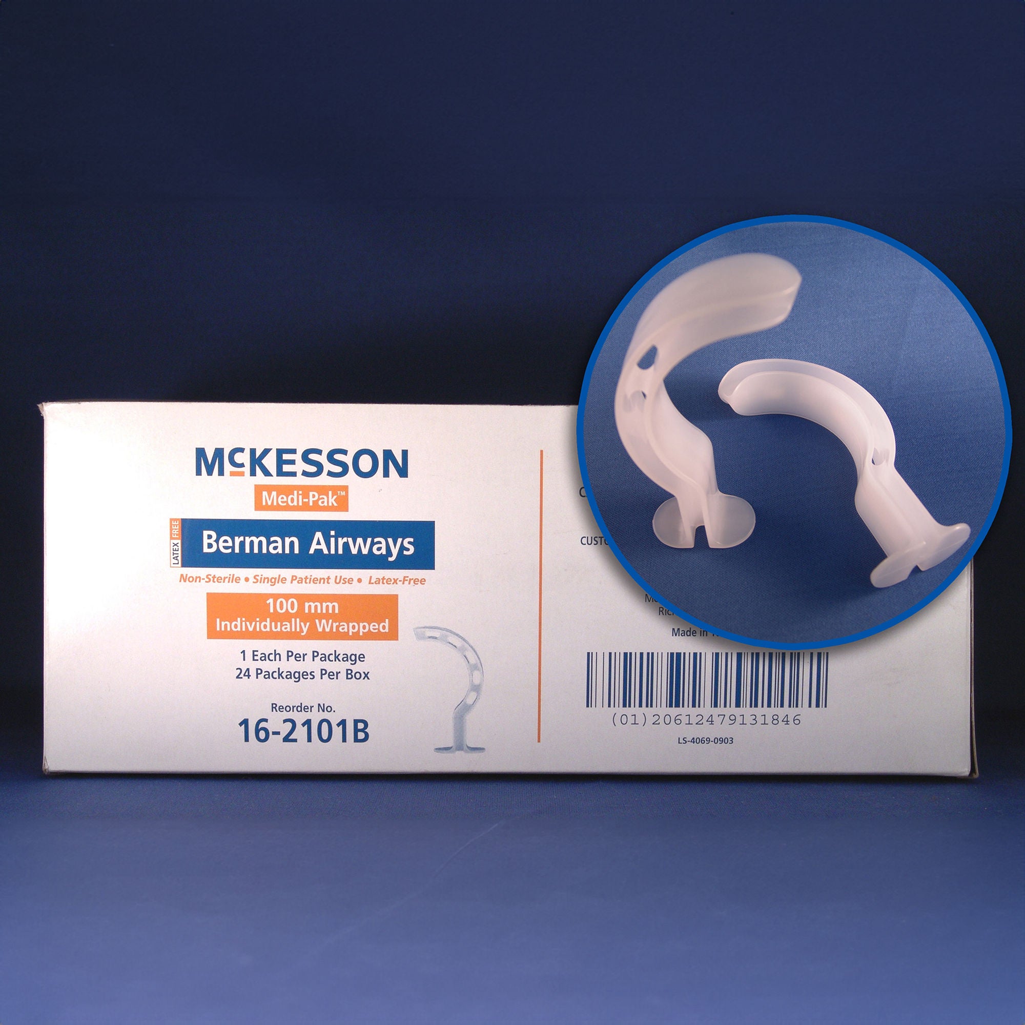 McKesson Brand - 16-2101B McKesson Berman Oropharyngeal Airway