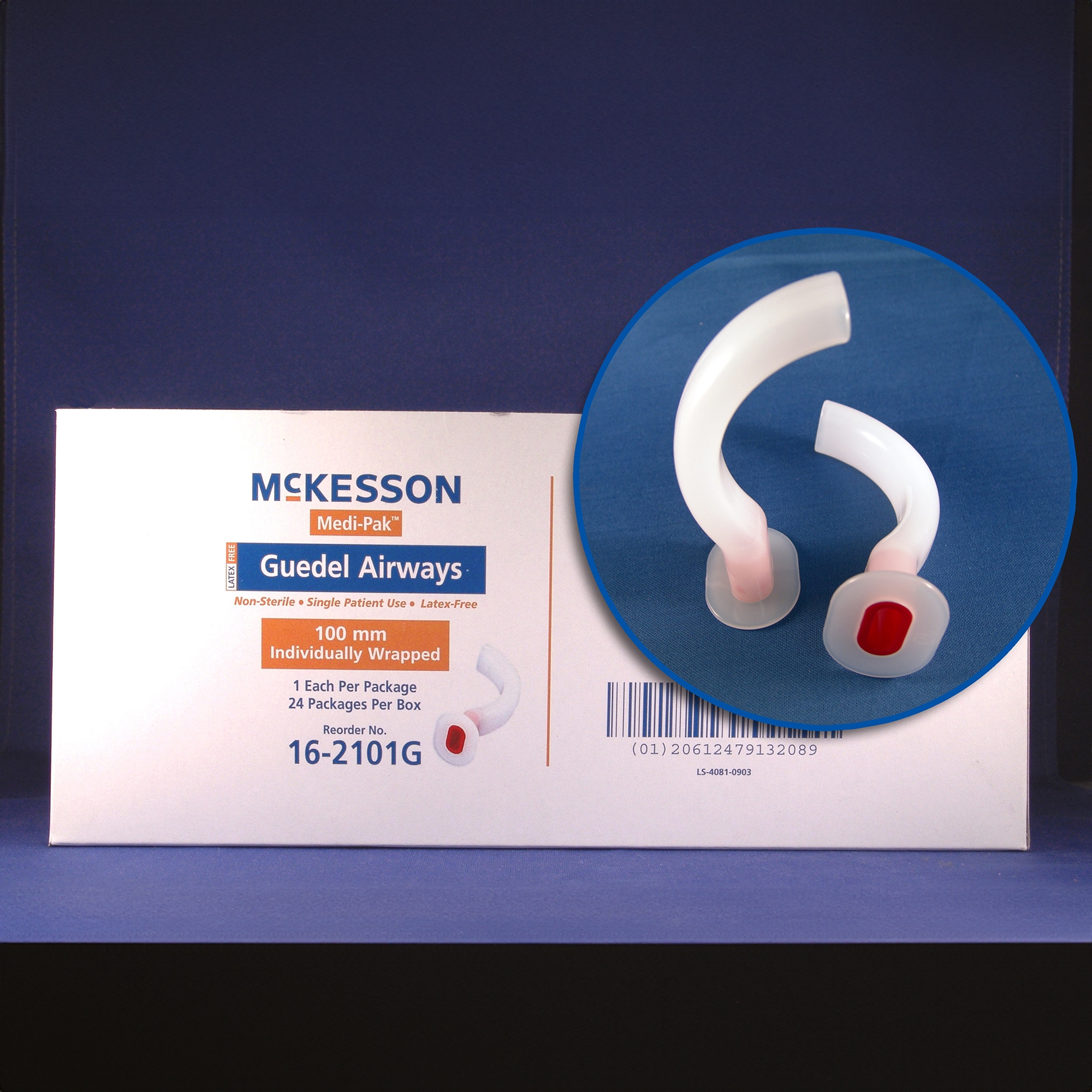 McKesson Brand - 16-261G McKesson Guedel Oropharyngeal Airway