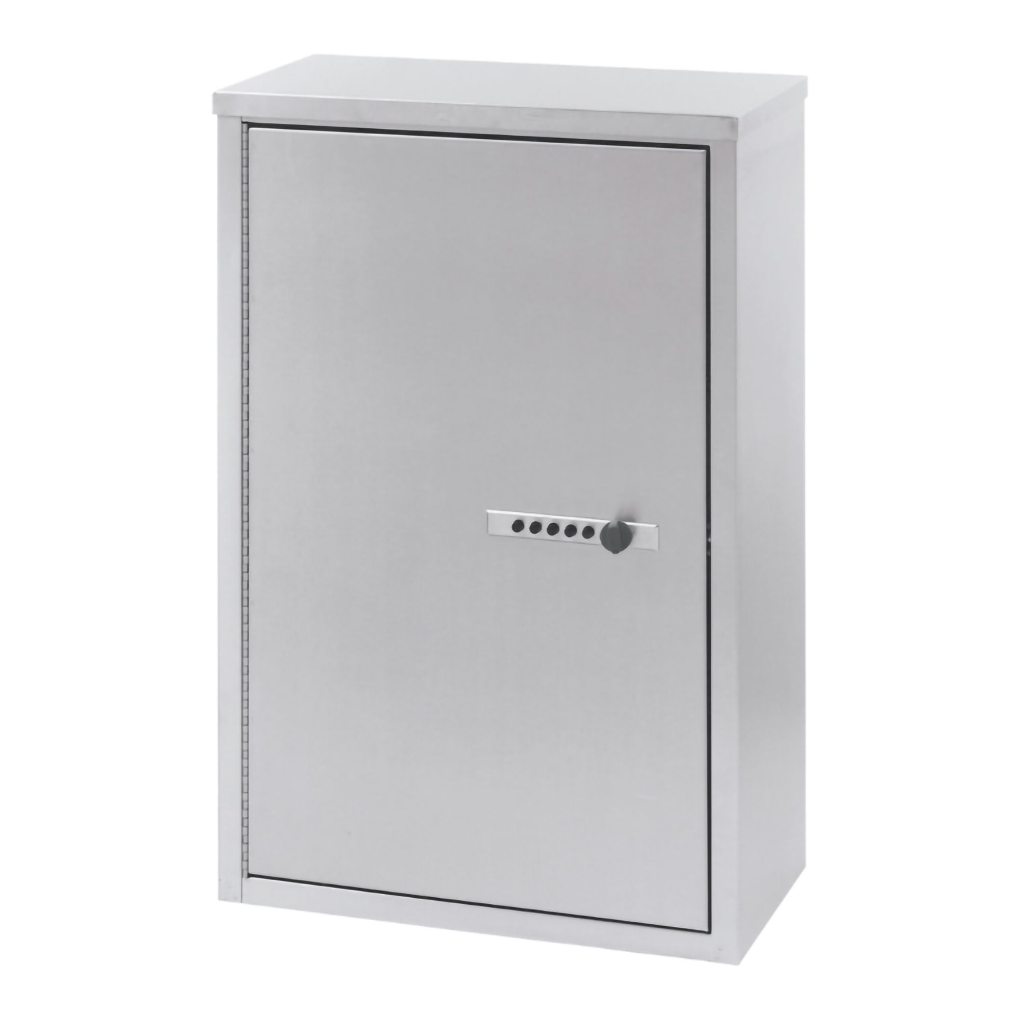 Omnimed - 181680 Narcotic Cabinet Beam® Wall Mount Stainless Steel Without Drawers 4 Shelves Keyless Combination Lock