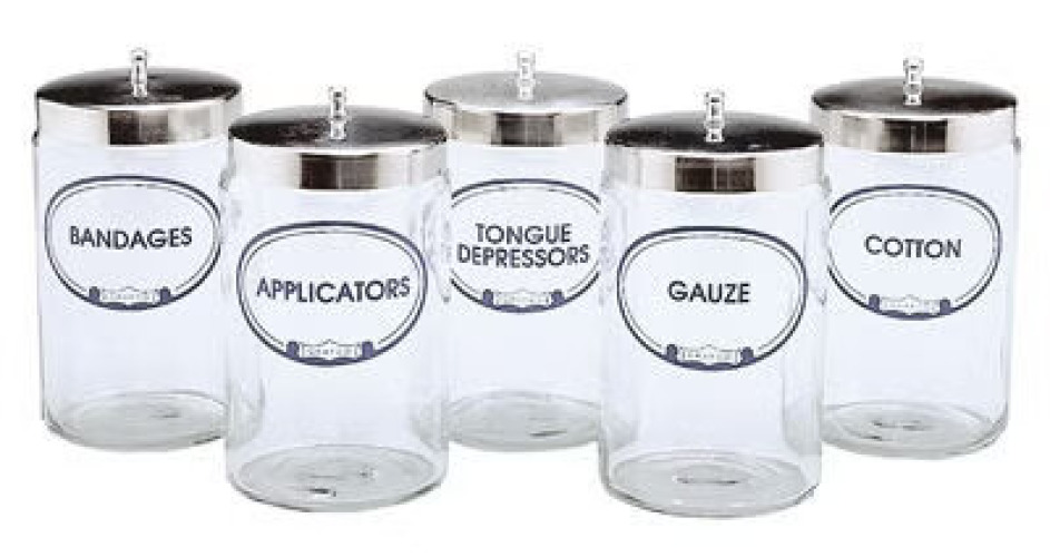 Graham-Field - 3454A C Sundry Jar Glass Clear 4.25 X 7 Inch