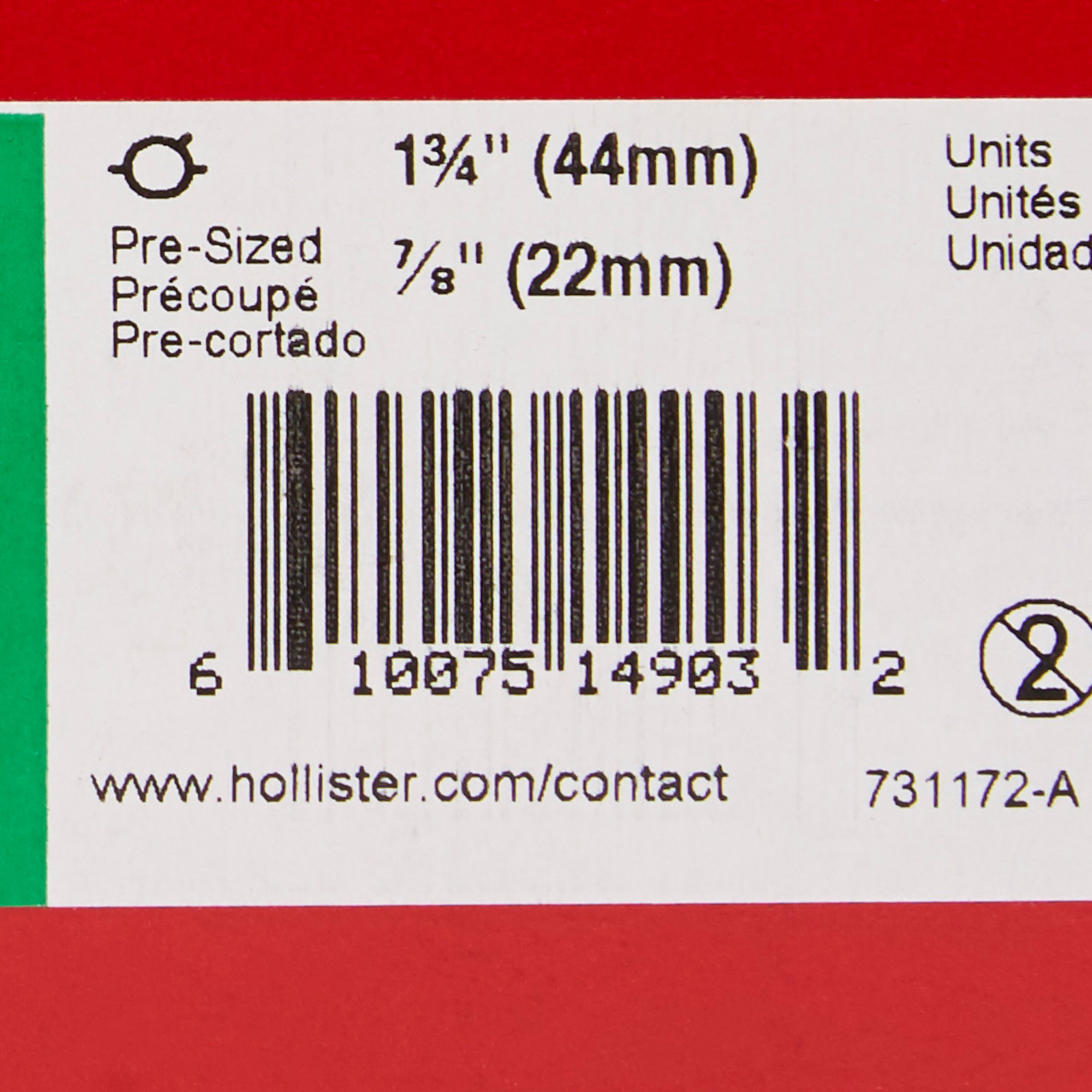 Hollister - 14903 FlexTend™ Colostomy Barrier With 7/8 Inch Stoma Opening