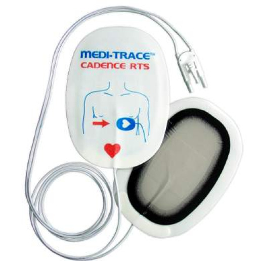 Cardinal - 22550A- AED Defibrillator Pad Medi-Trace™ Plug Connector Adult
