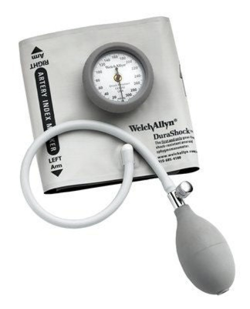 Welch Allyn - DS44-09 Aneroid Sphygmomanometer Unit DuraShock® Pediatric Cuff Arm Vinyl Cuff 13 - 19.5 cm Pocket Aneroid