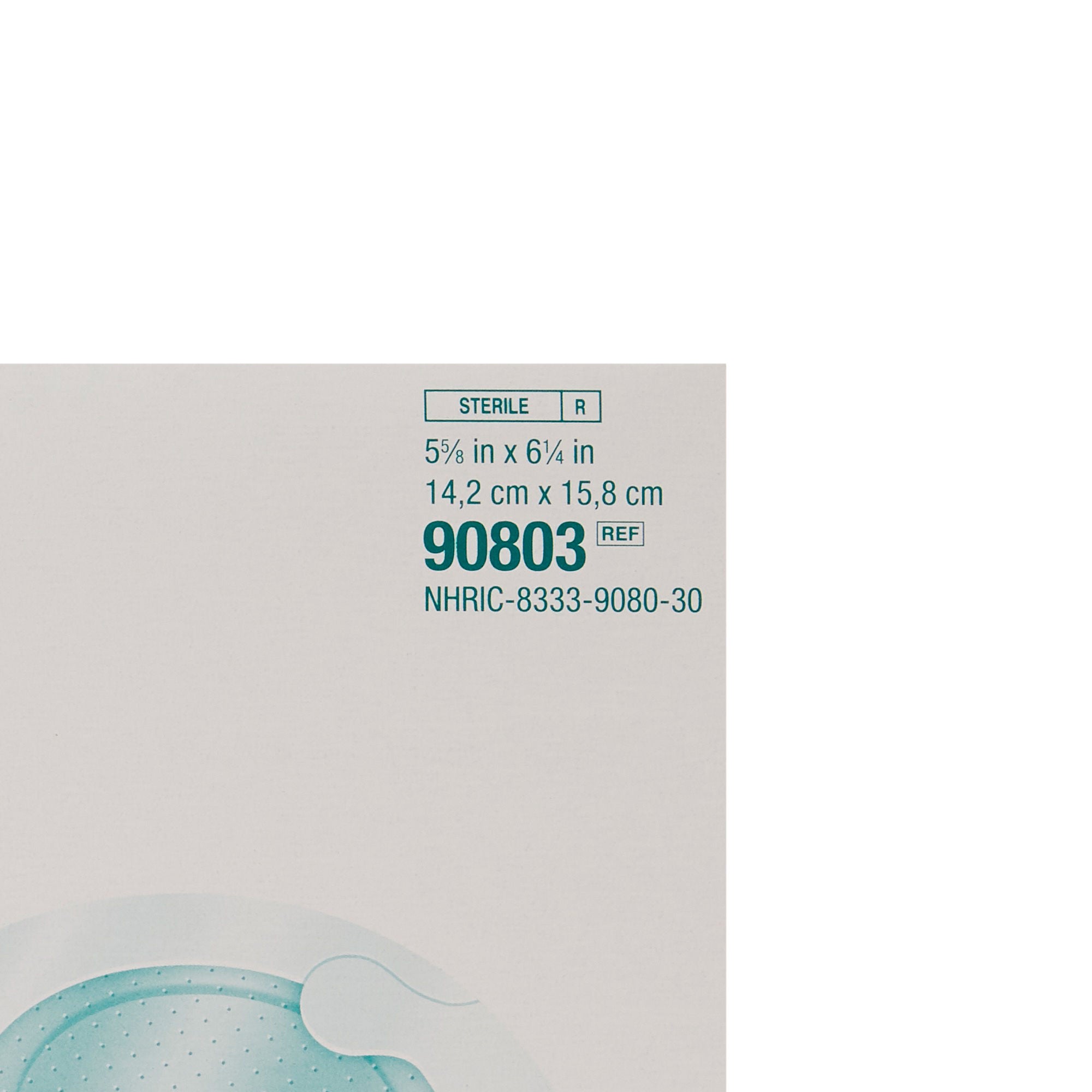 Solventum Corporation - 90803 Absorbent Acrylic Transparent Film Dressing 3M™ Tegaderm™ 5-5/8 X 6-1/4 Inch 2 Tab Delivery Oval Sterile