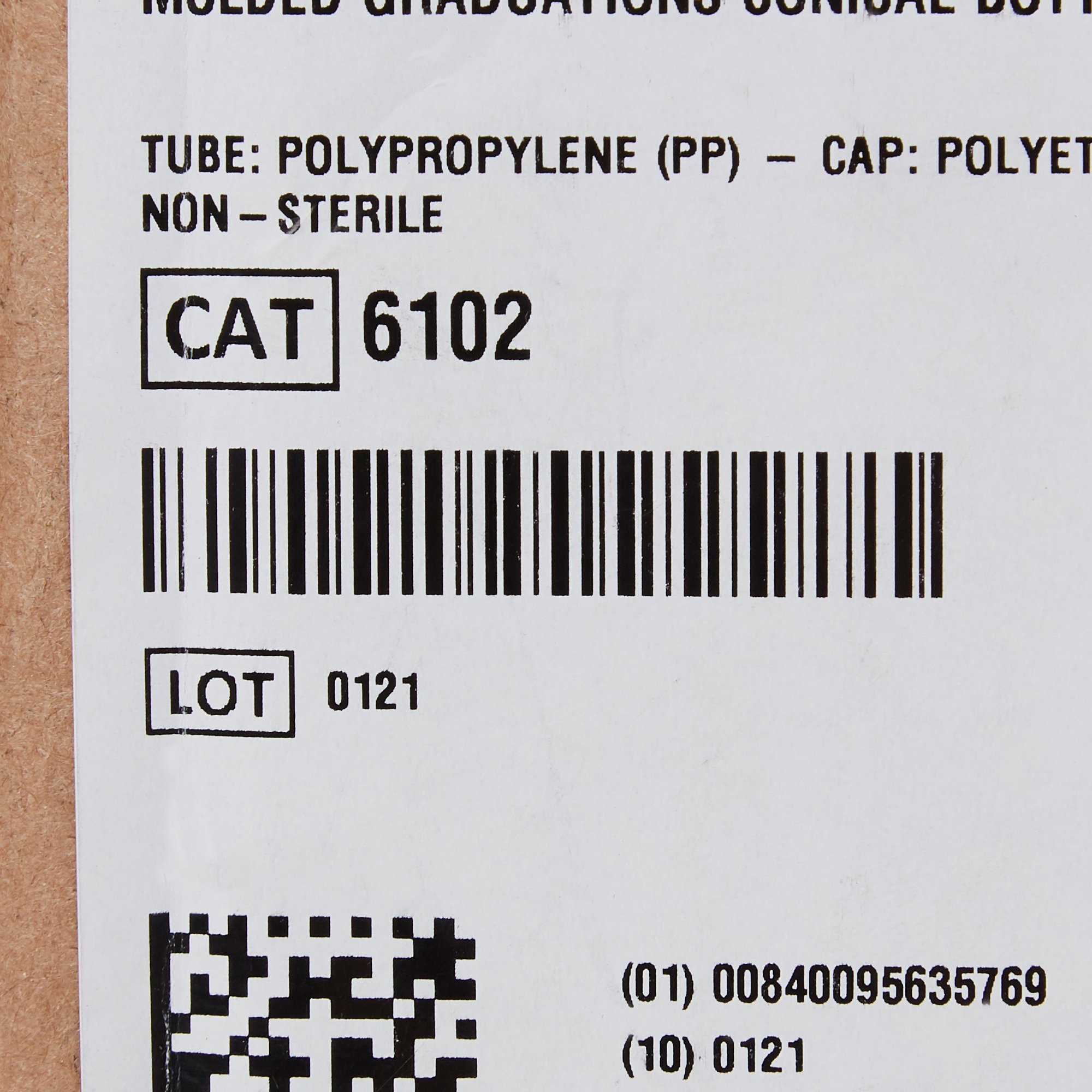 Globe Scientific 6102 - Globe Scientific Storage and/or Transport Tube, 10 mL, 16 x 93 mm - 1000/Case