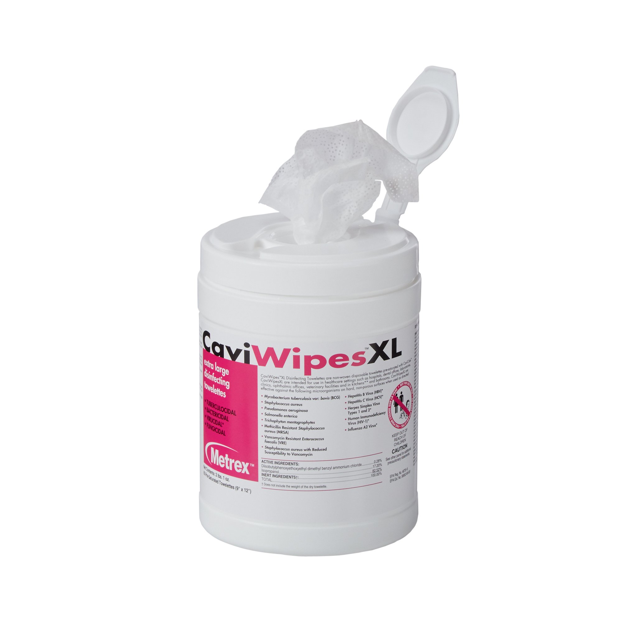 Metrex Research - 13-1150 Metrex CaviWipes Surface Disinfectant Alcohol-Based Wipes