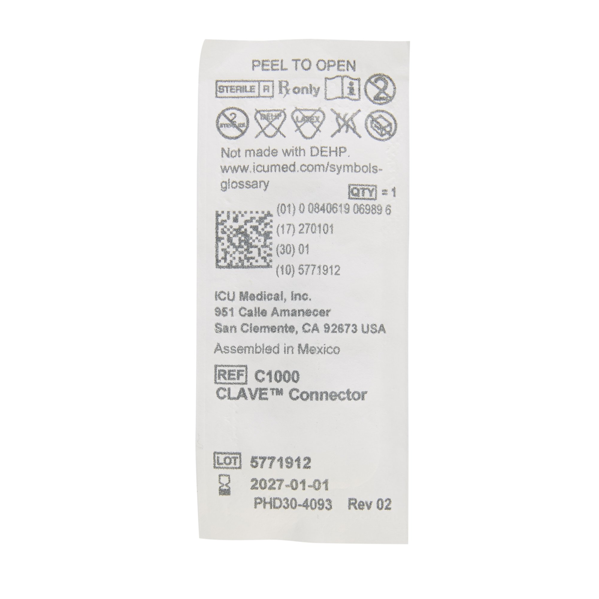 ICU Medical - C1000 Clave Connector