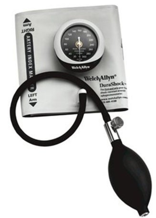 Welch Allyn - DS45-13CB Aneroid Sphygmomanometer Unit DuraShock® Thigh Cuff Thigh Nylon Cuff 40 - 66 cm Pocket Aneroid