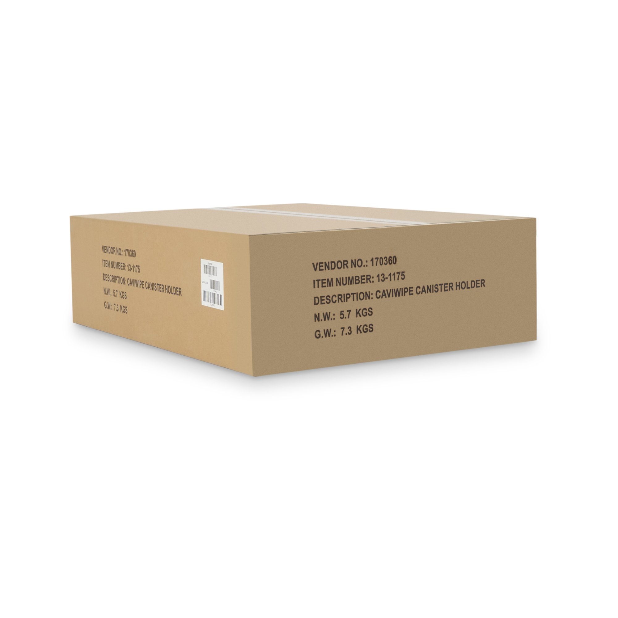 Metrex Research 13-1175 - CaviWipes™ Wall Bracket, 5.5 x 5.5 x 6 Inch - 1/Each, 12/Case