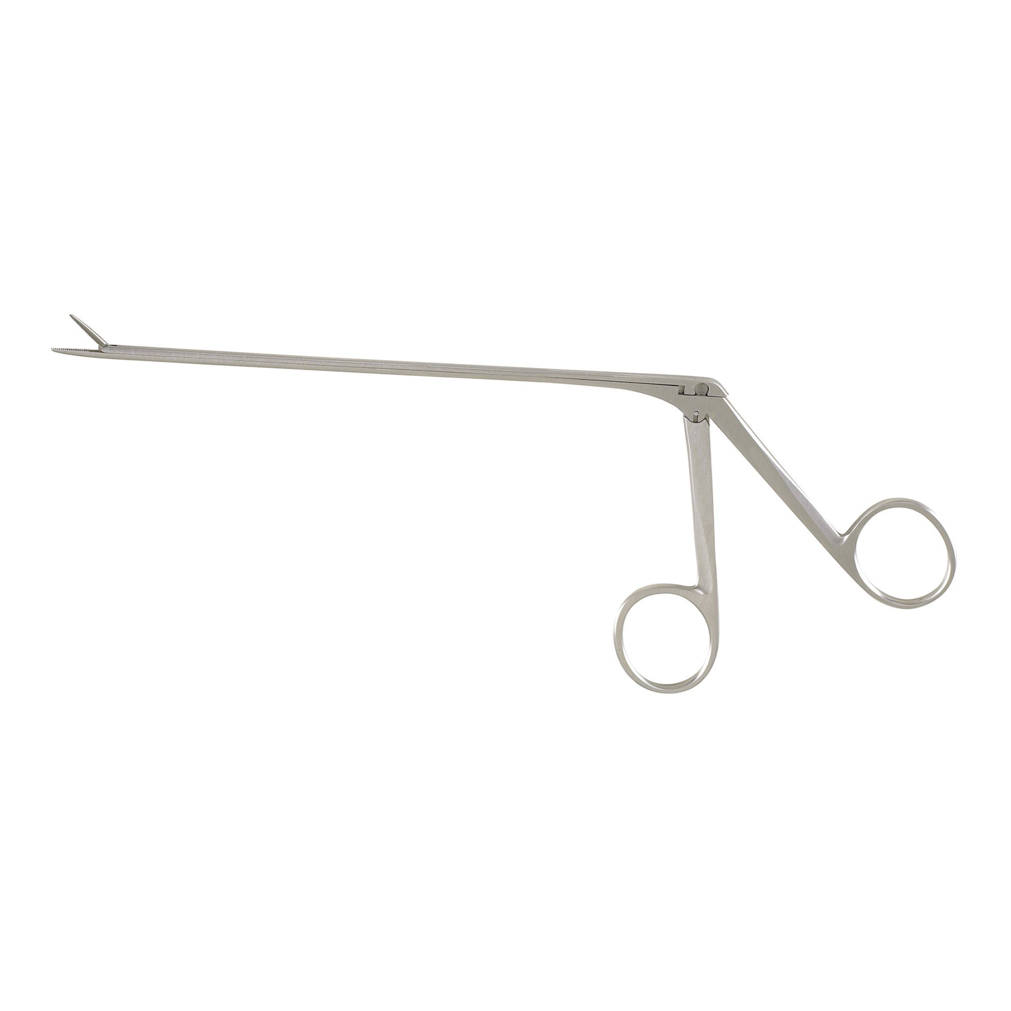 McKesson Brand - 43-1-224 Alligator Forceps McKesson Argent™ Noyes 5-1/2 Inch Length OR / Surgical Grade German Stainless Steel NonSterile NonLocking Finger Ring Handle Straight Serrated Tips