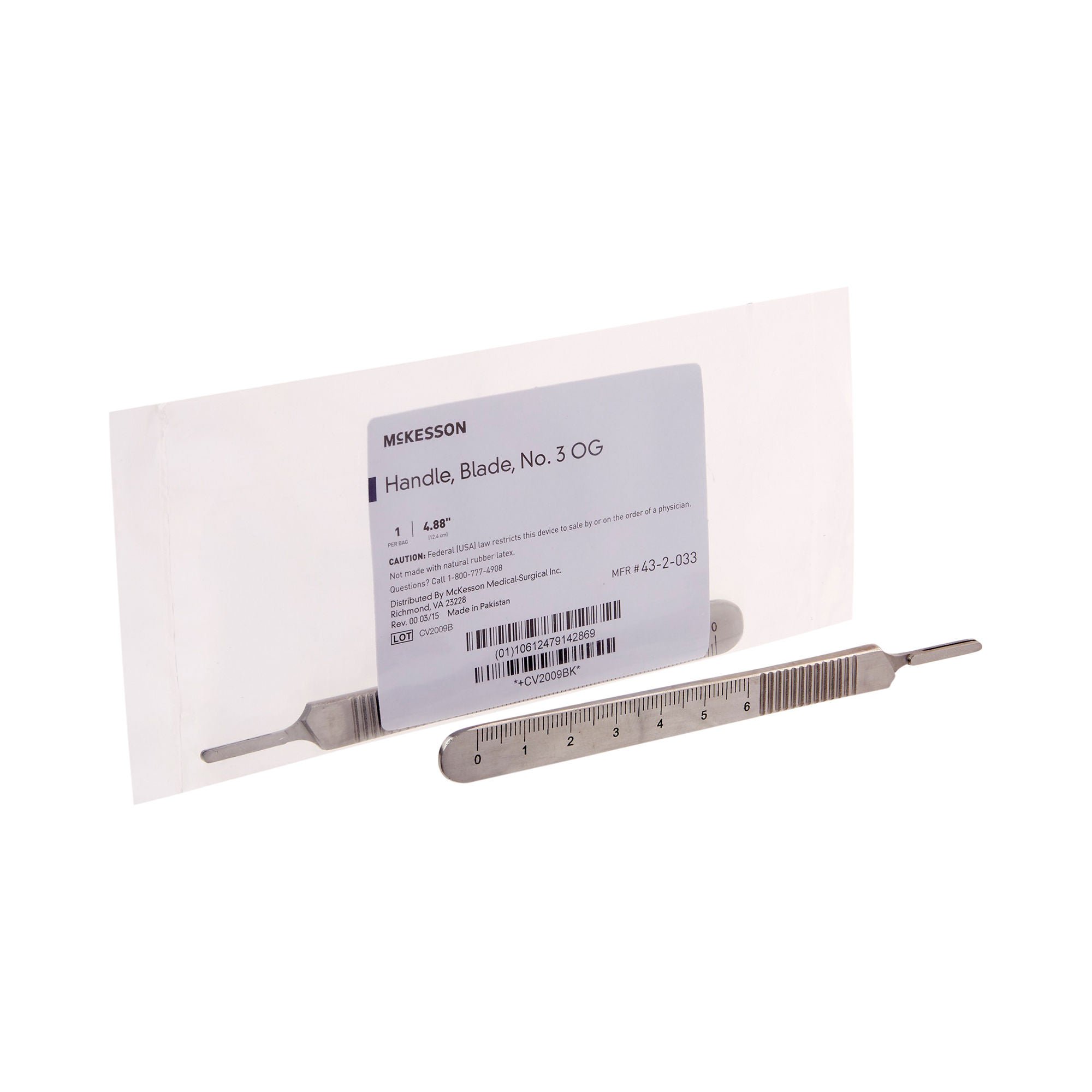 McKesson Brand - 43-2-033 McKesson Scalpel Handle