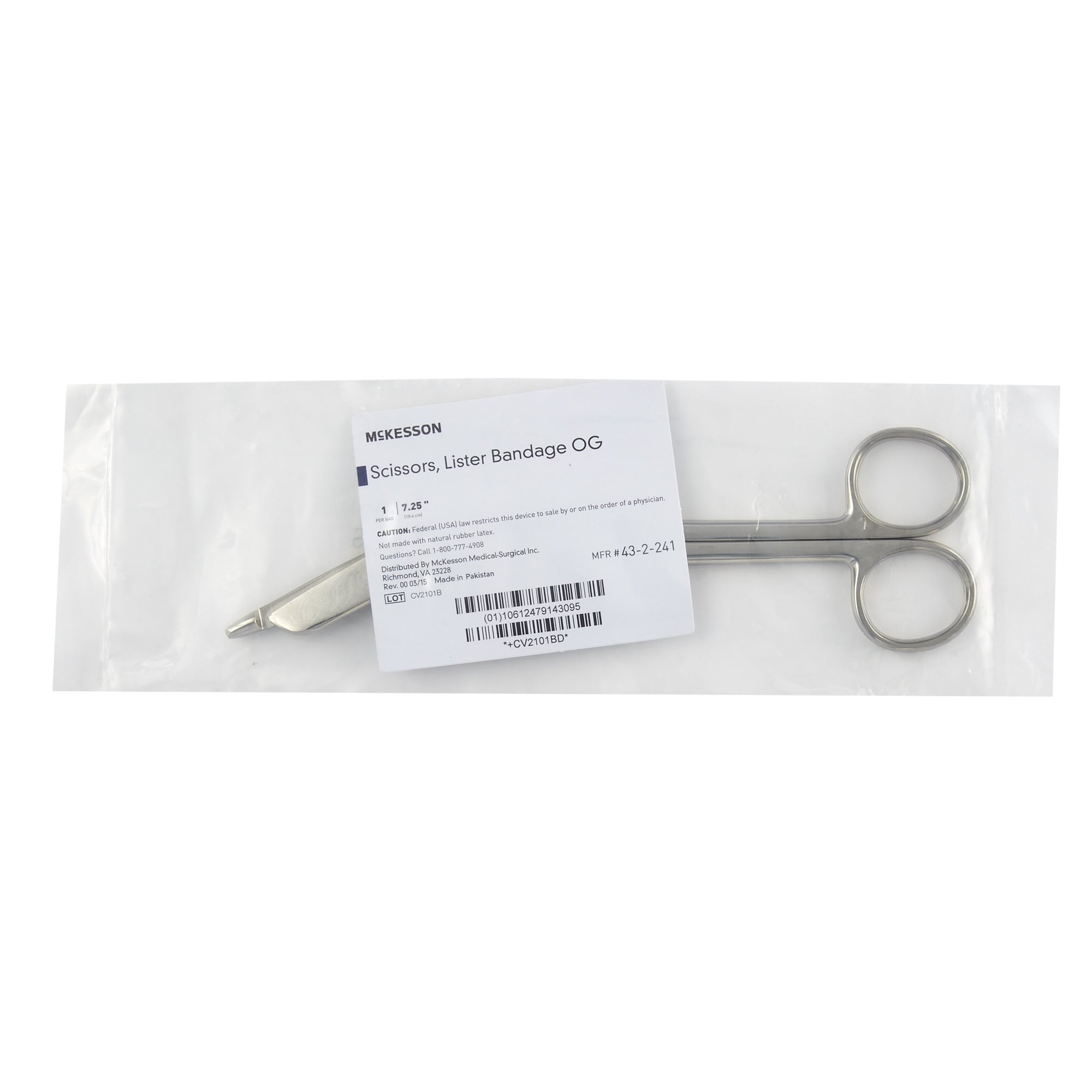 McKesson Brand - 43-2-241 McKesson Lister Bandage Scissors