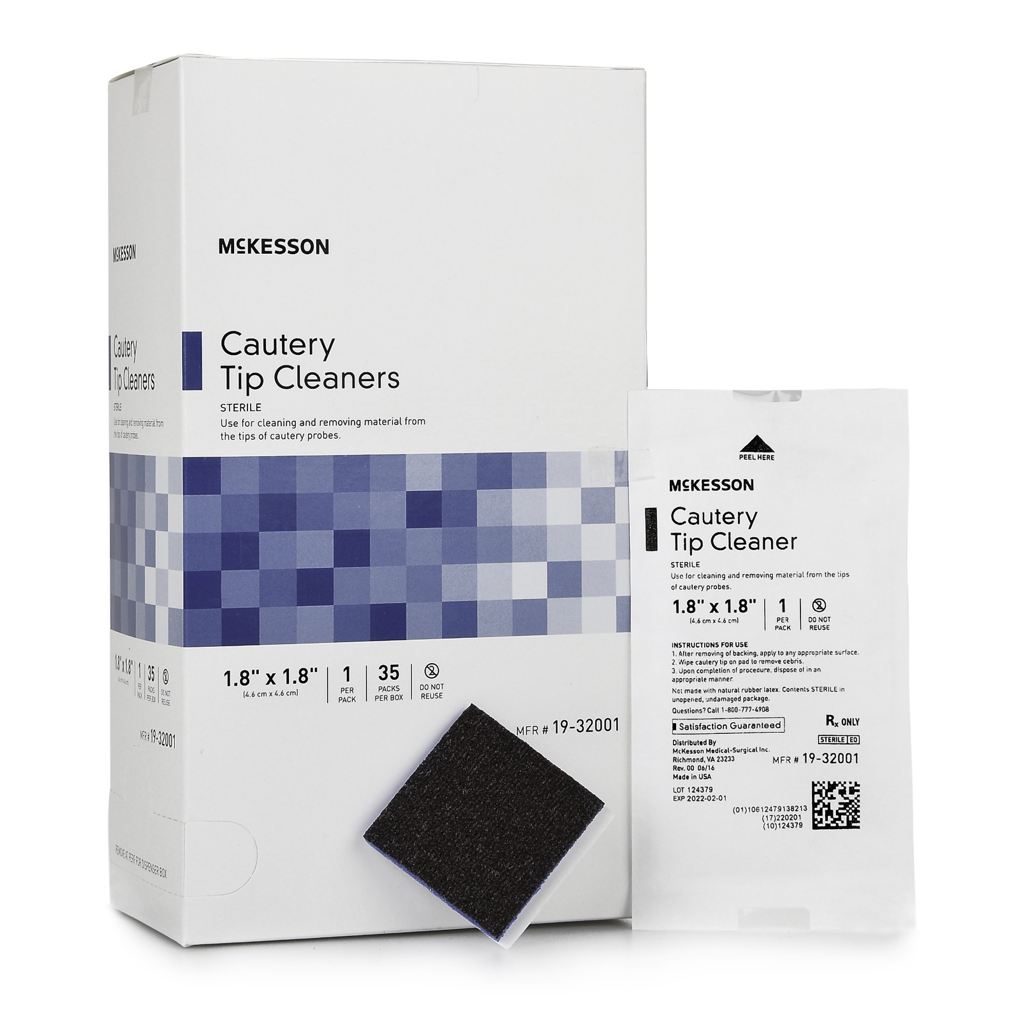 McKesson Brand 19-32001 - McKesson Cautery Tip Cleaner - 1/Each, 35/Box, 350/Case