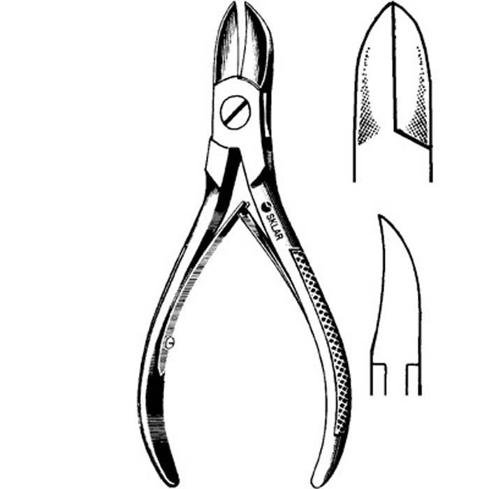 Sklar - 97-1148 Nail Nipper Concave Jaw 4-1/2 Inch Length