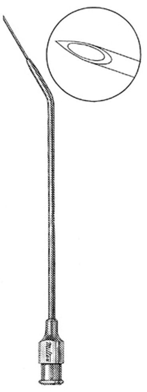 Integra Lifesciences - 20-427 Tonsil Needle Miltex Curved Style 23 Gauge 3-3/4 Inch Length