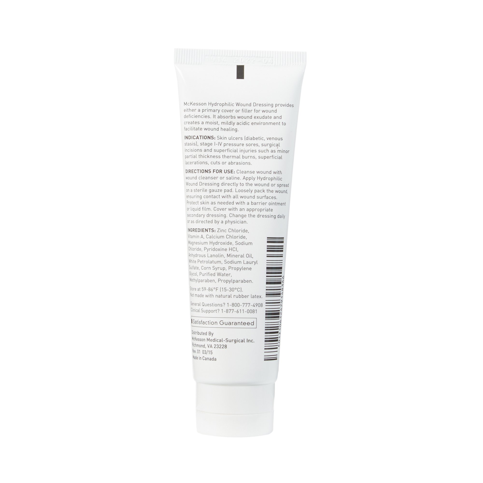 McKesson Brand - 61-SPD03 McKesson Hydrophilic Wound Dressing