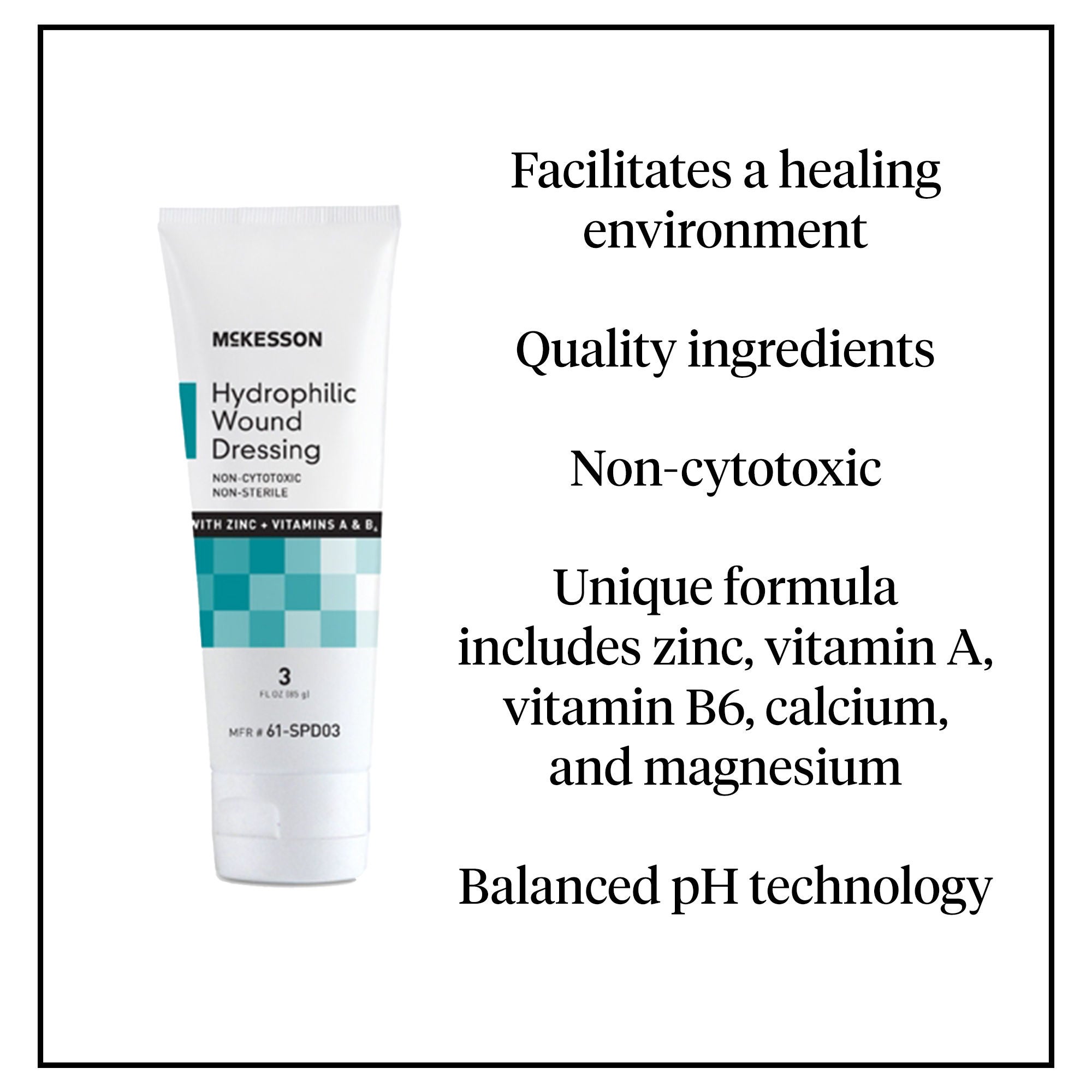 McKesson Brand - 61-SPD03 McKesson Hydrophilic Wound Dressing