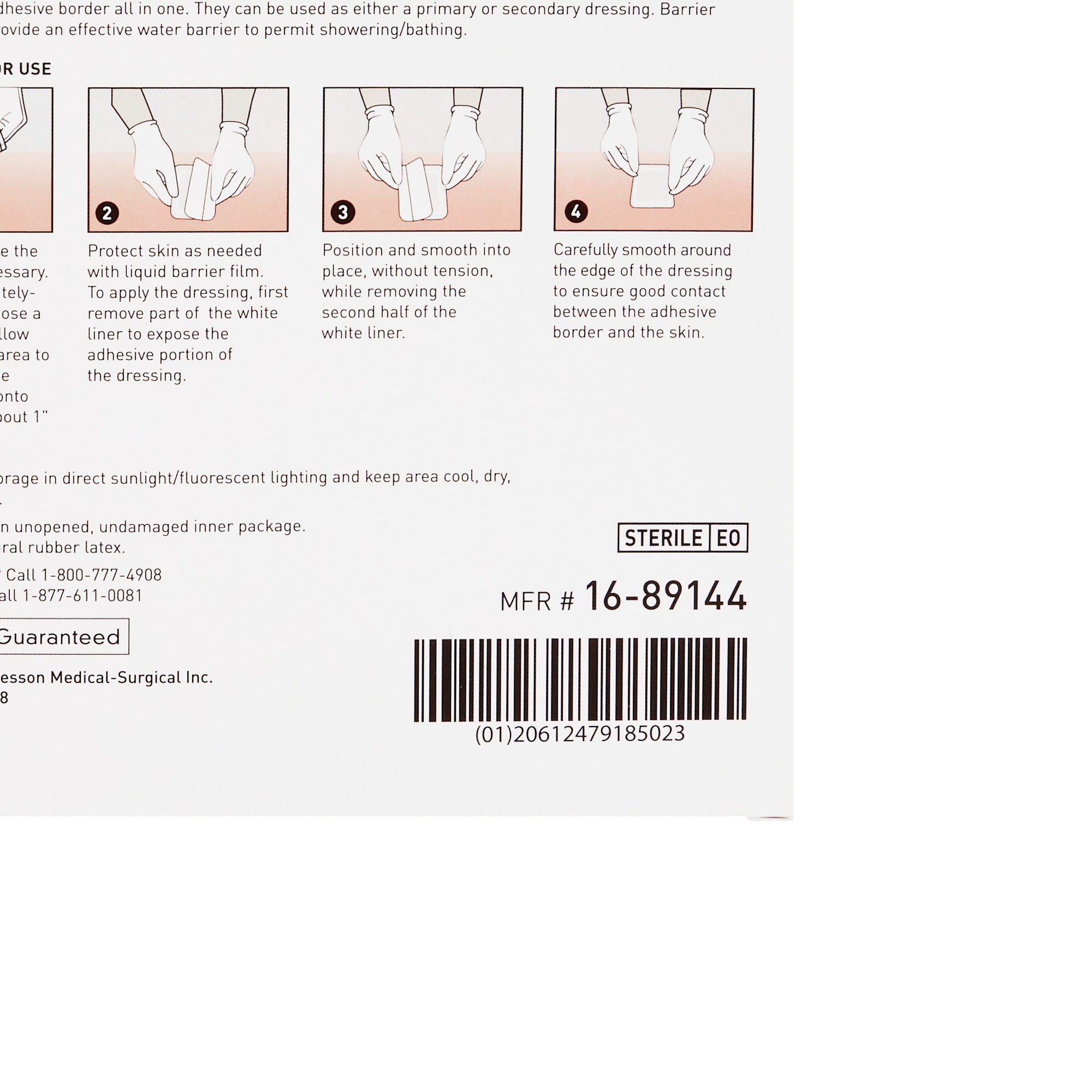 McKesson Brand - 16-89144 McKesson Composite Barrier Island Dressing