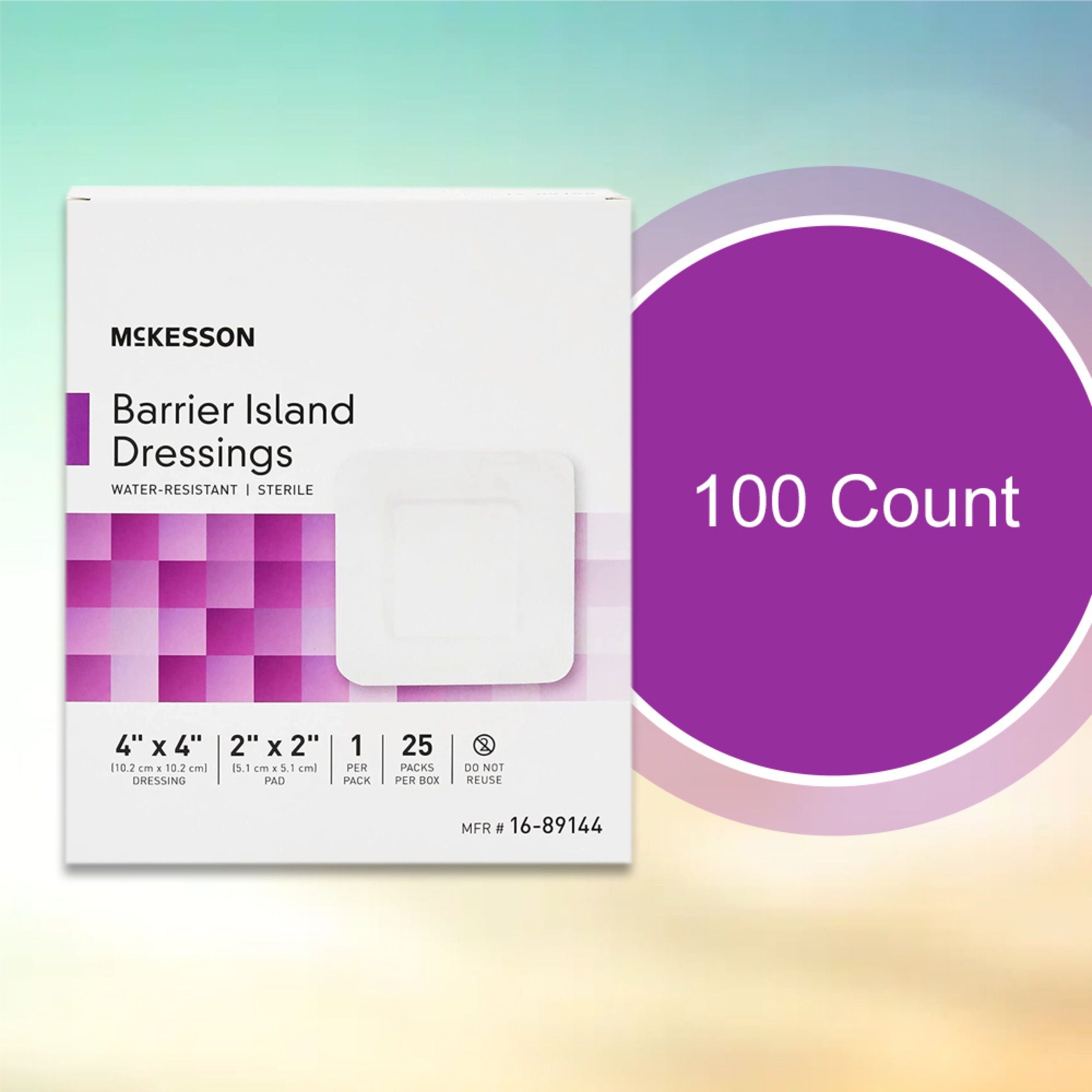 McKesson Brand - 16-89144 McKesson Composite Barrier Island Dressing