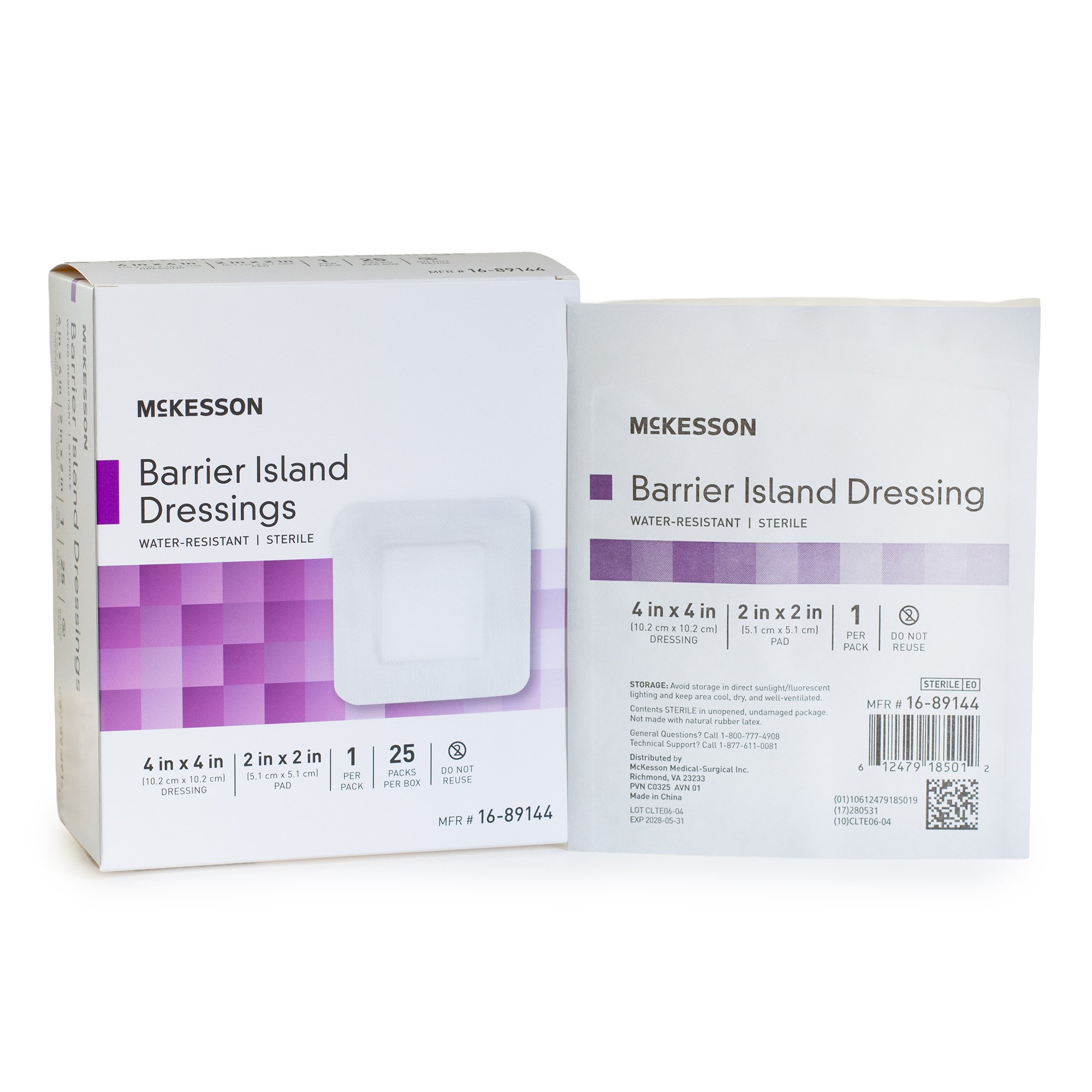 McKesson Brand - 16-89144 McKesson Composite Barrier Island Dressing