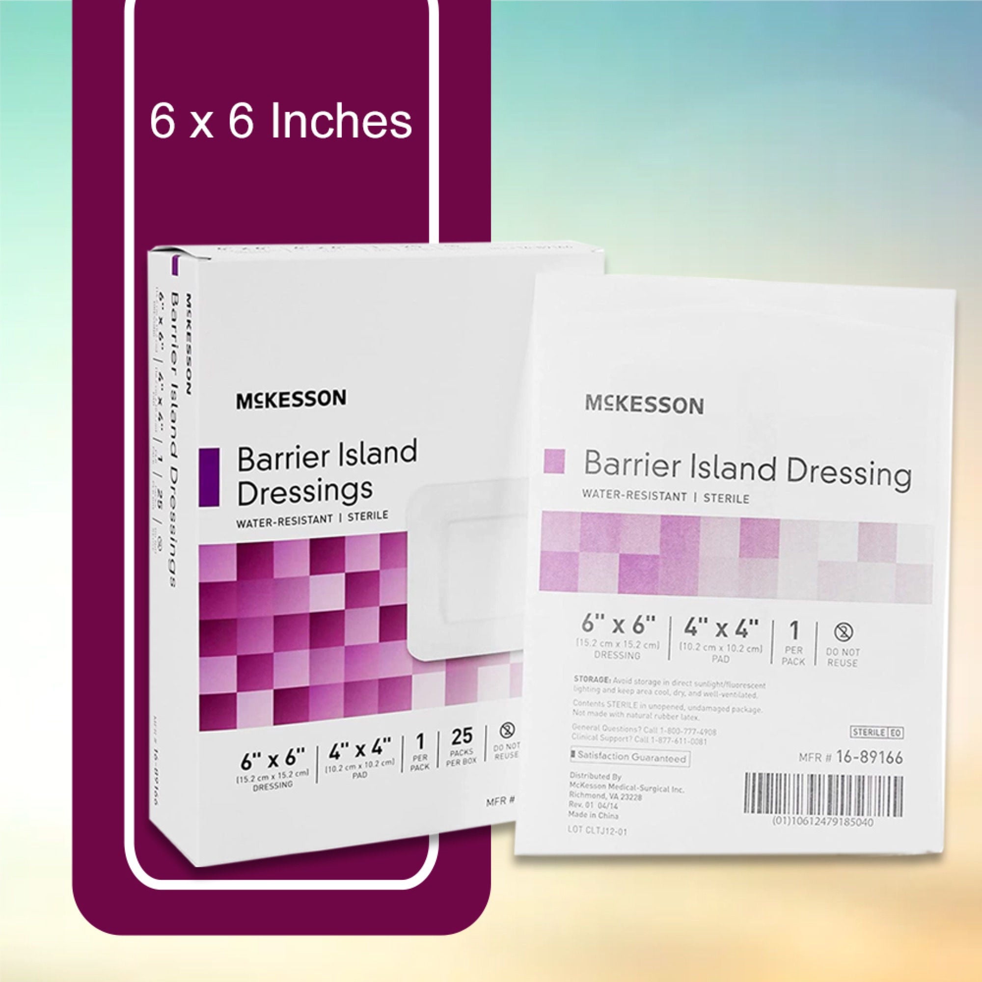 McKesson Barrier Island Composite Dressing 16-89166 by McKesson Brand