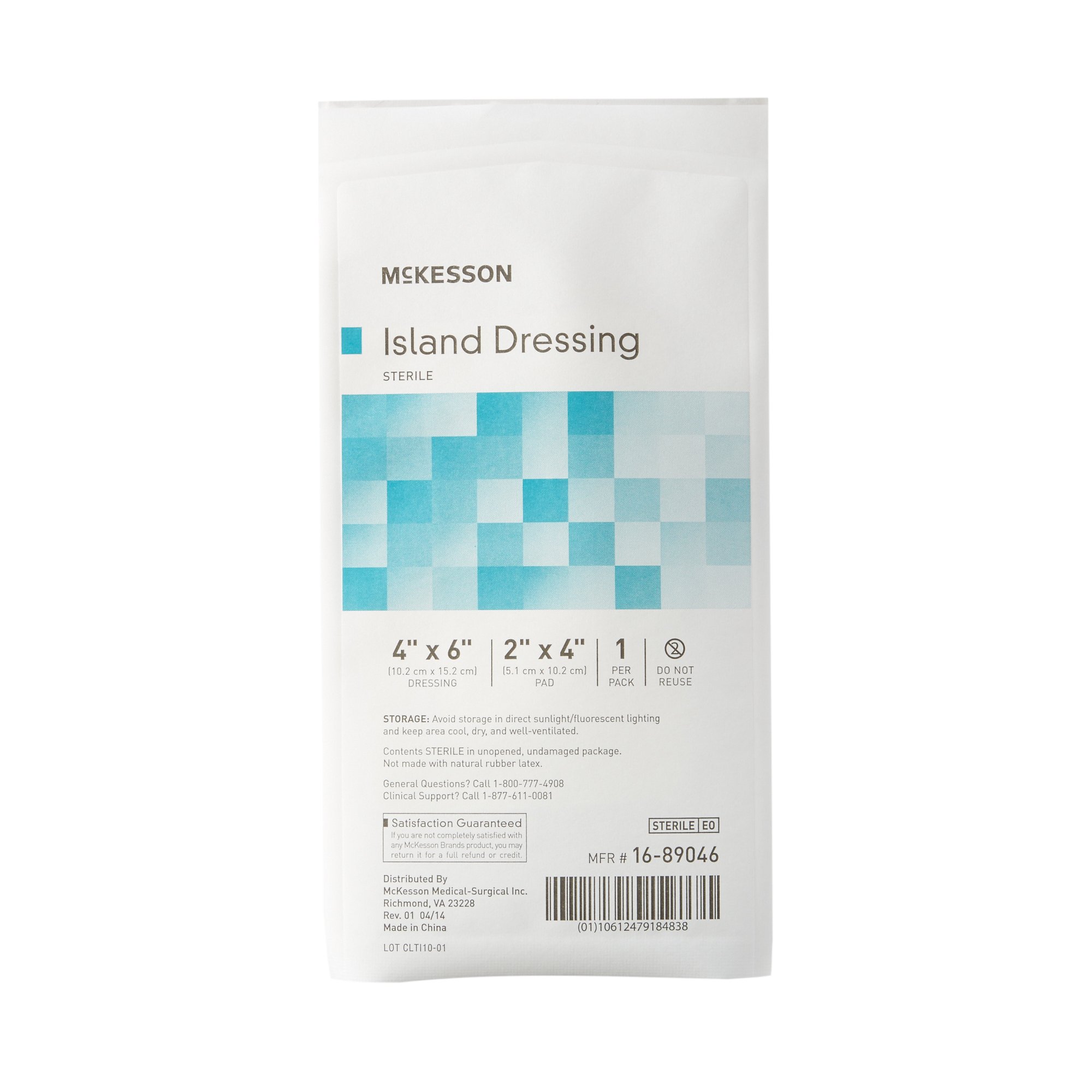 McKesson Brand - 16-89046 McKesson White Adhesive Dressing