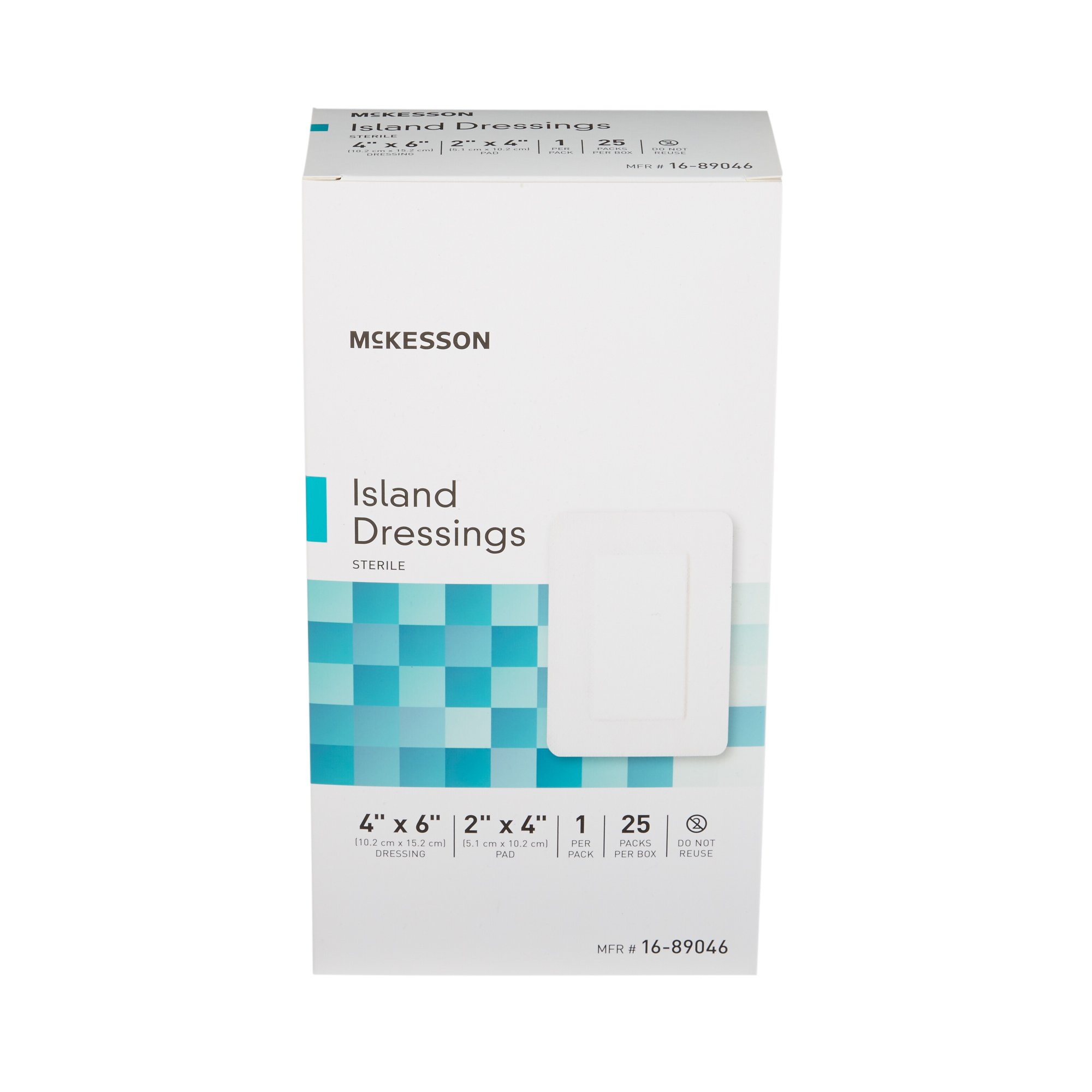 McKesson Brand - 16-89046 McKesson White Adhesive Dressing