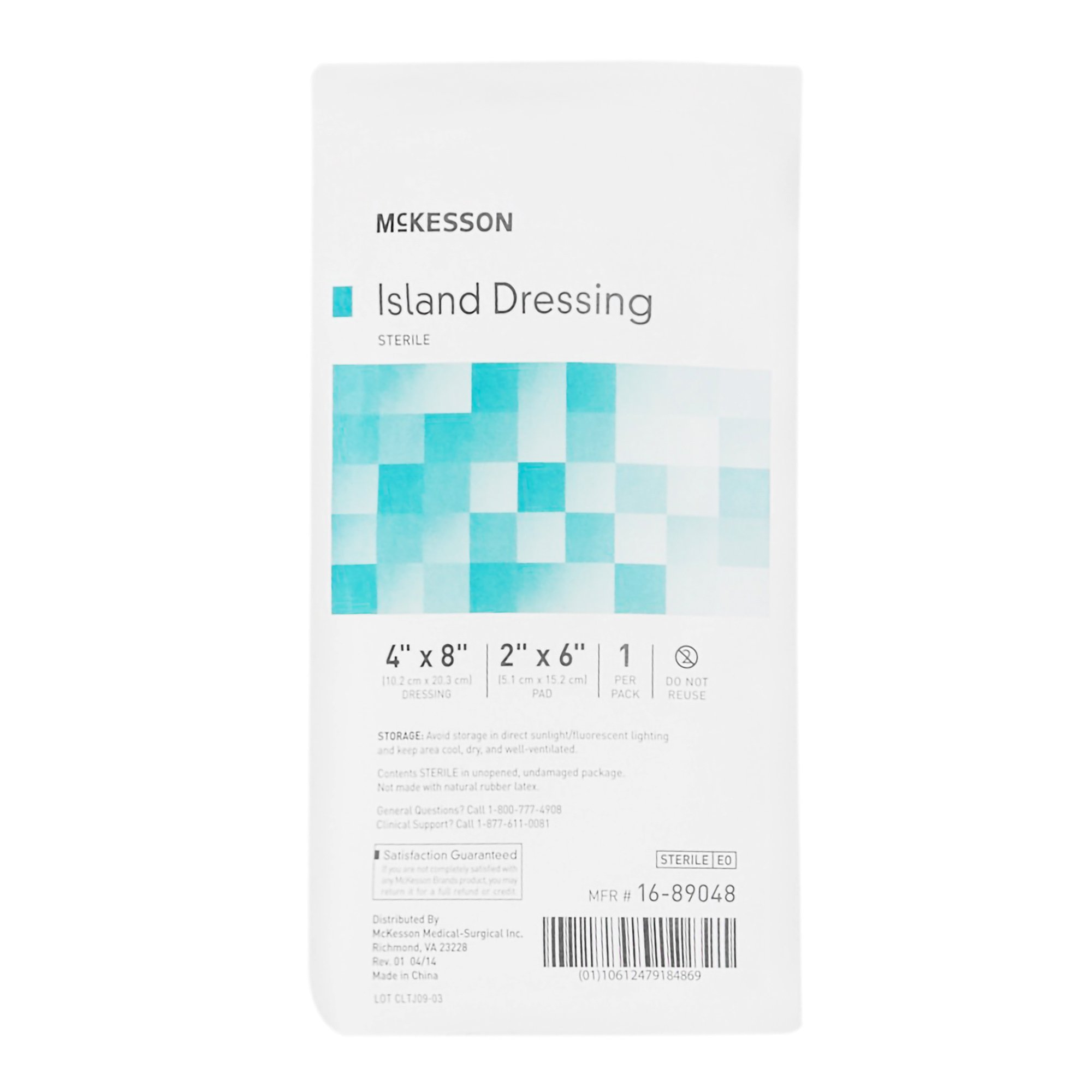 McKesson Brand - 16-89048 McKesson White Adhesive Dressing