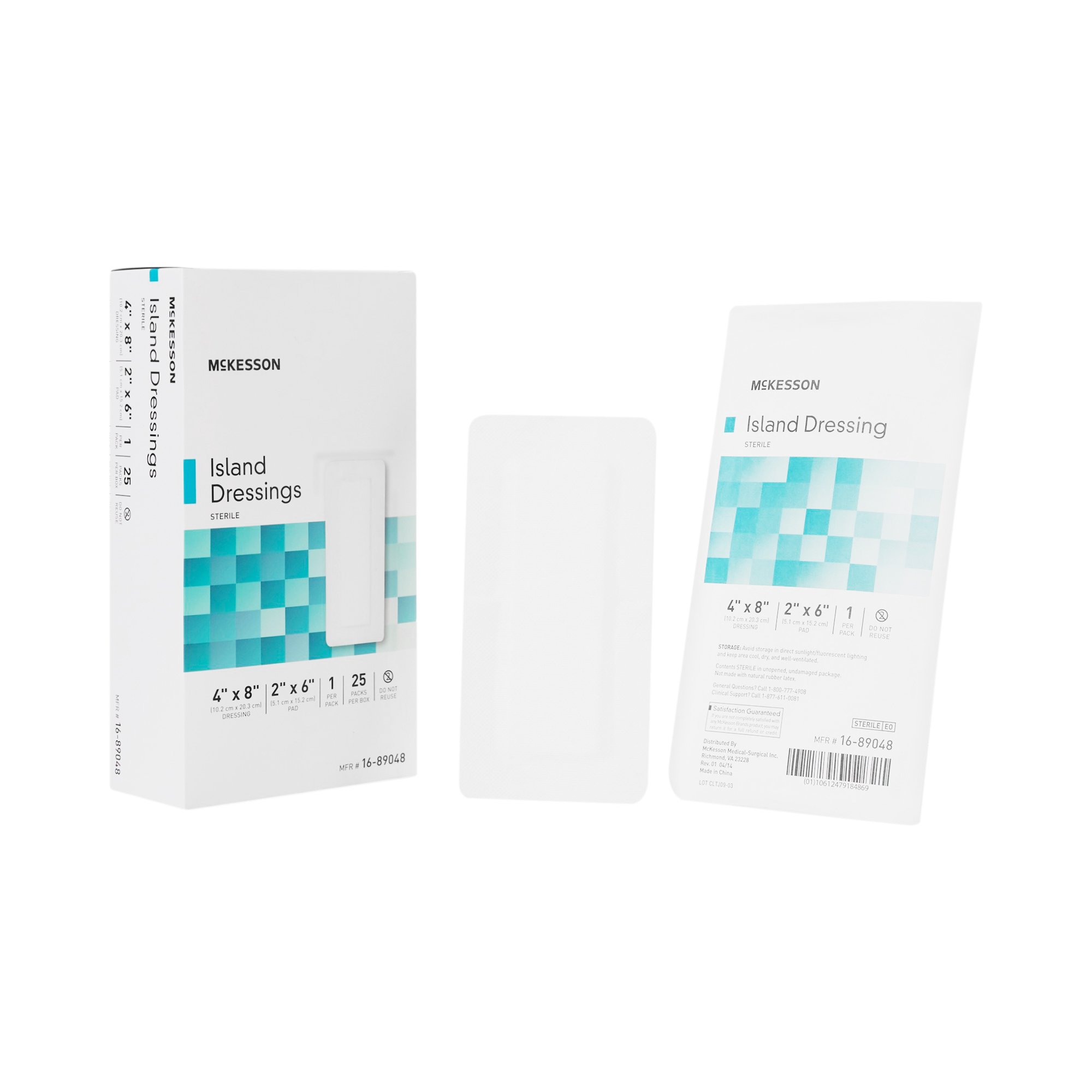 McKesson Brand - 16-89048 McKesson White Adhesive Dressing