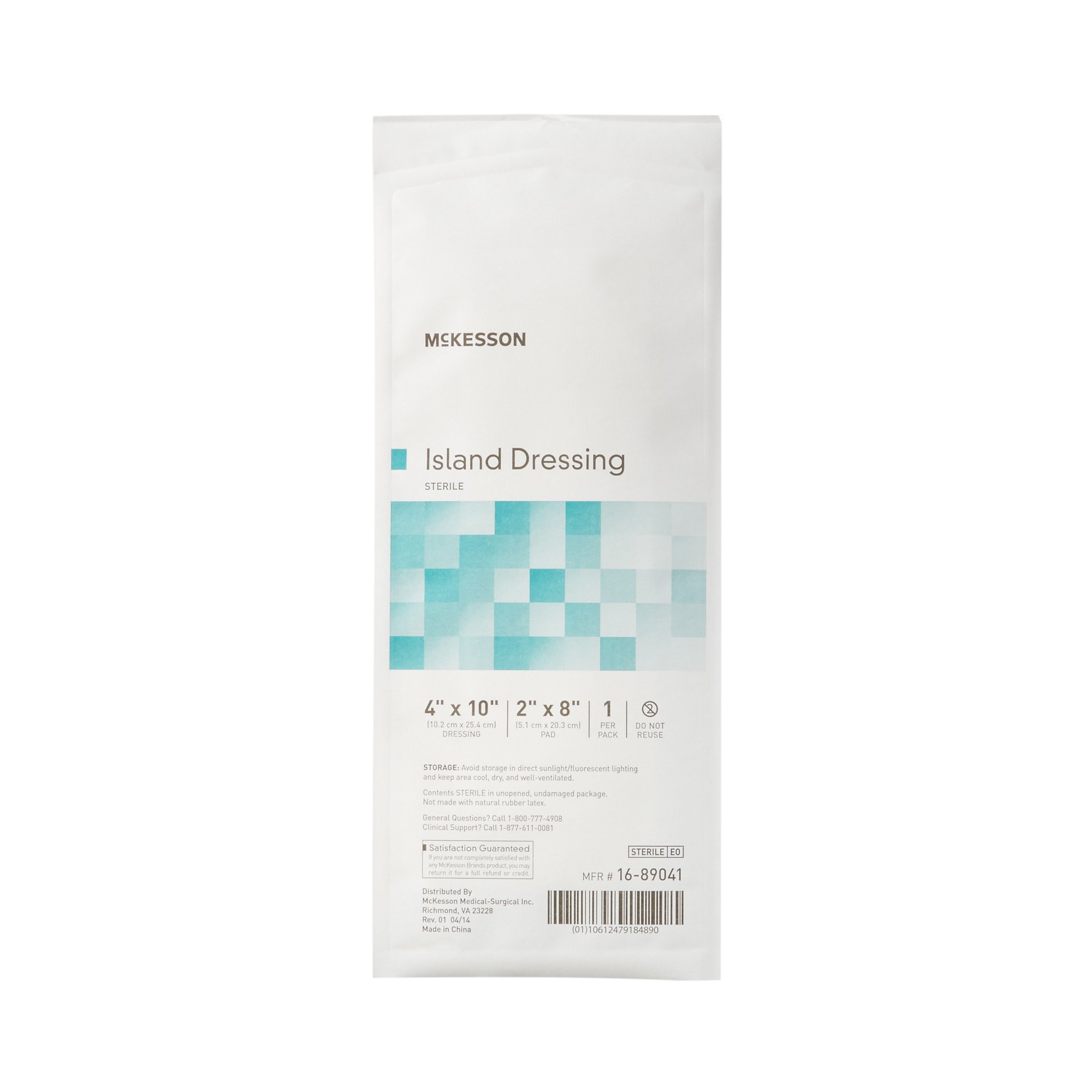 McKesson Brand - 16-89041 McKesson White Adhesive Dressing