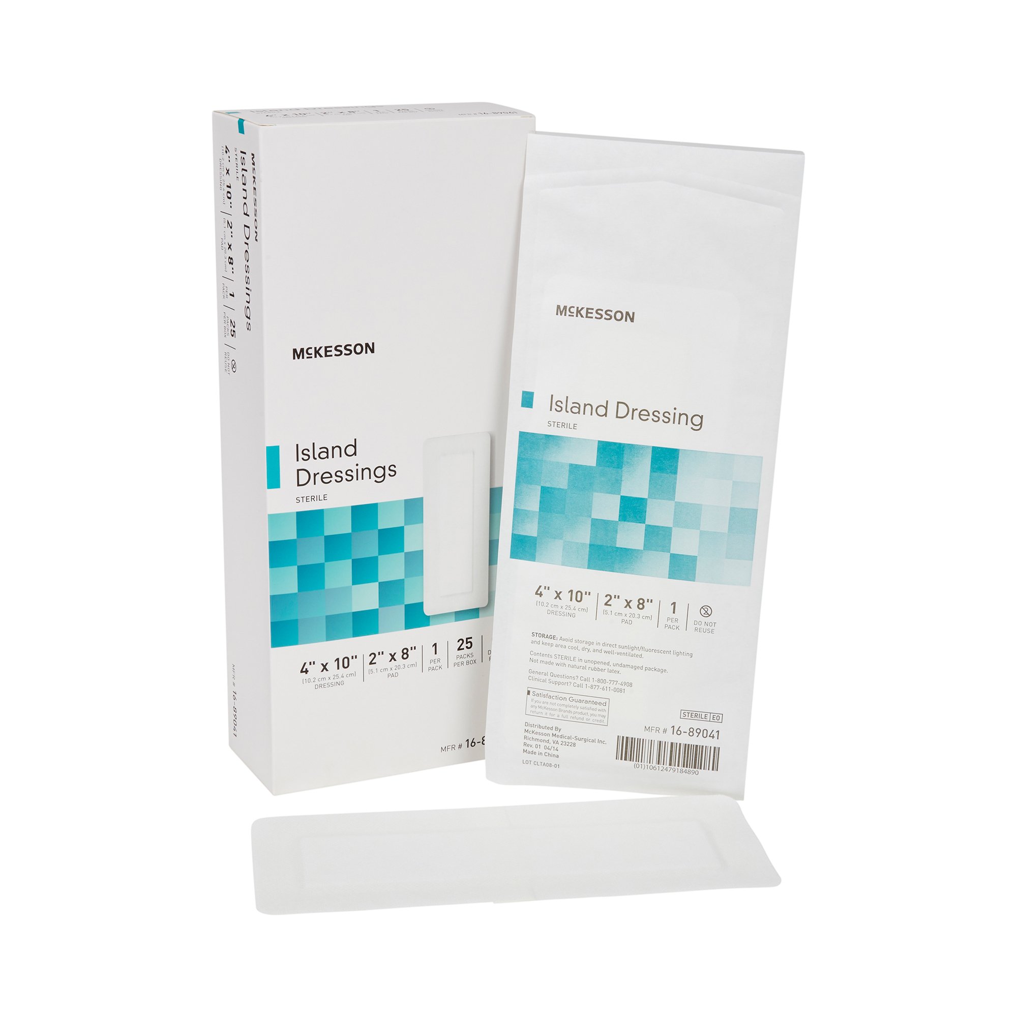 McKesson Brand - 16-89041 McKesson White Adhesive Dressing