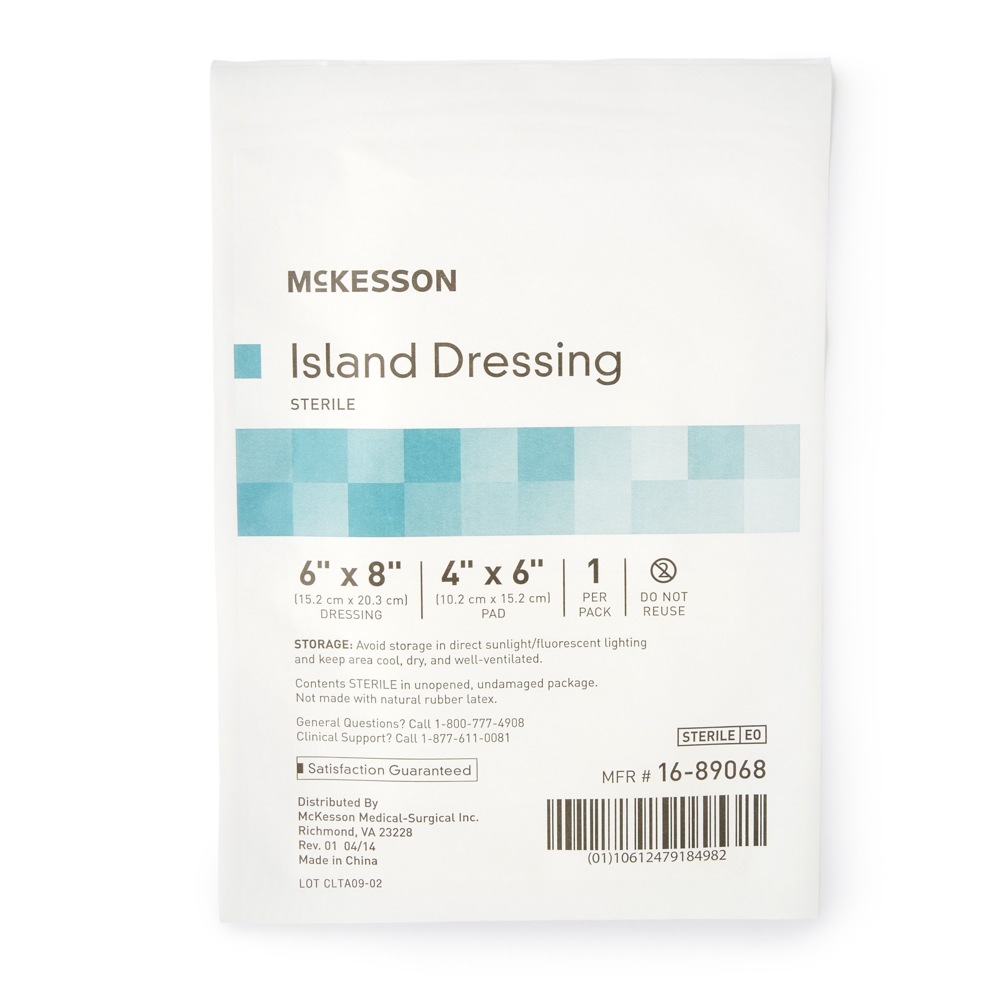 McKesson Brand - 16-89068 McKesson White Adhesive Dressing