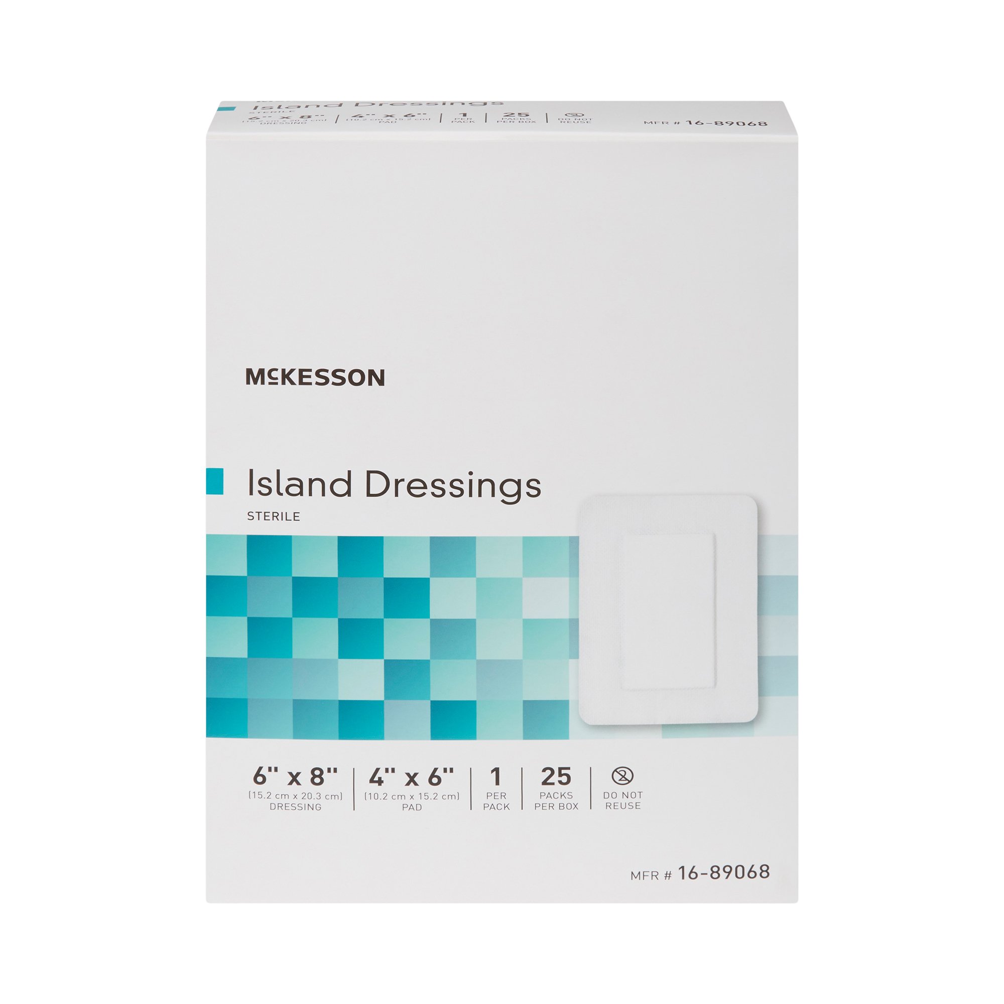 McKesson Brand - 16-89068 McKesson White Adhesive Dressing