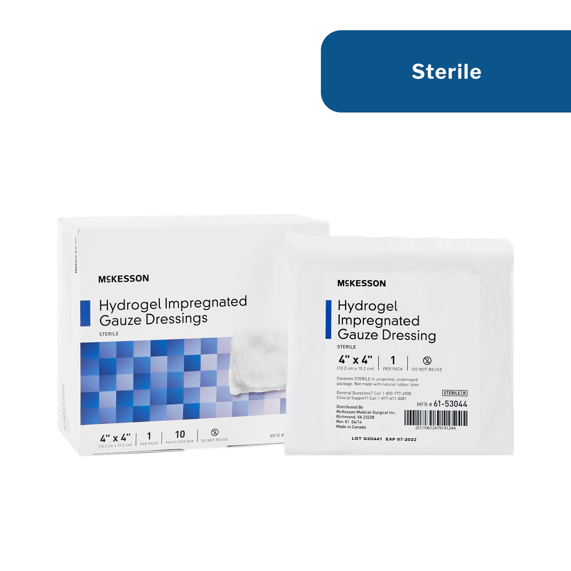 McKesson Hydrogel Wound Dressing 61-53044 by McKesson Brand