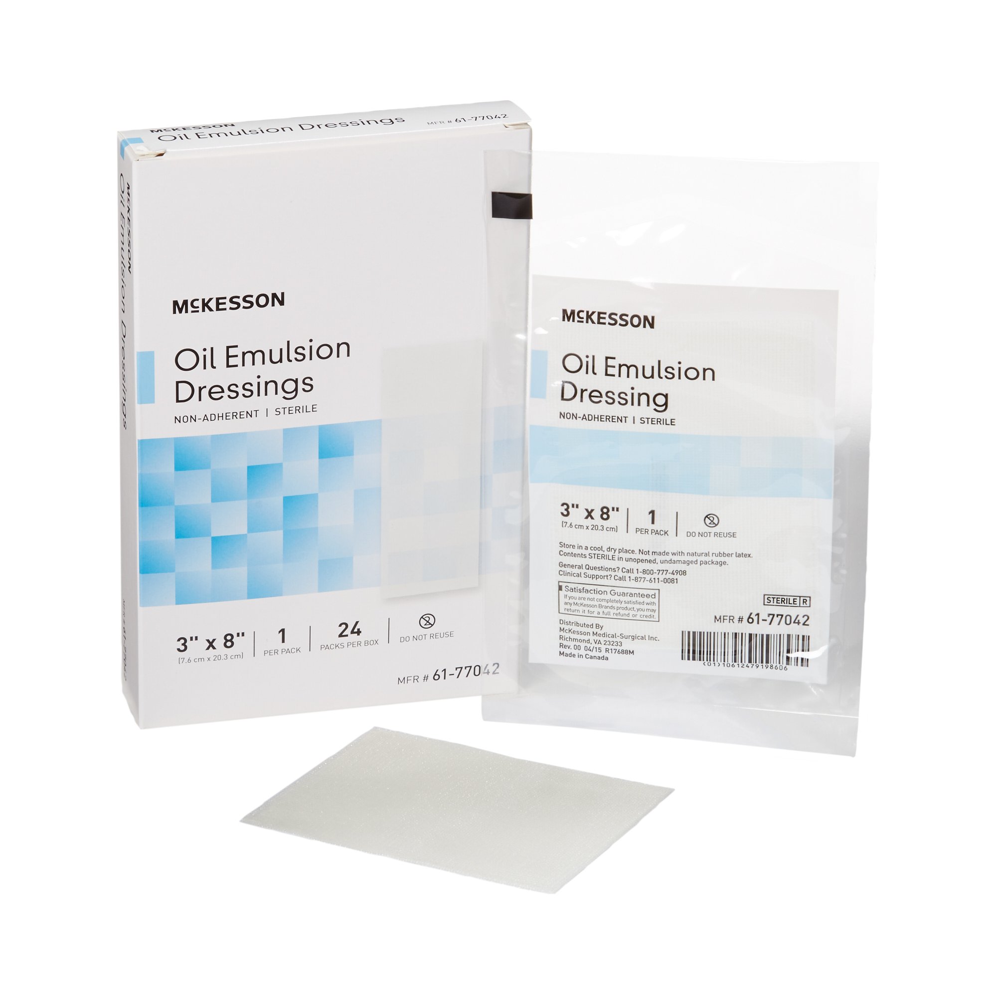 McKesson Brand - 61-77042 McKesson Oil Emulsion Impregnated Dressing