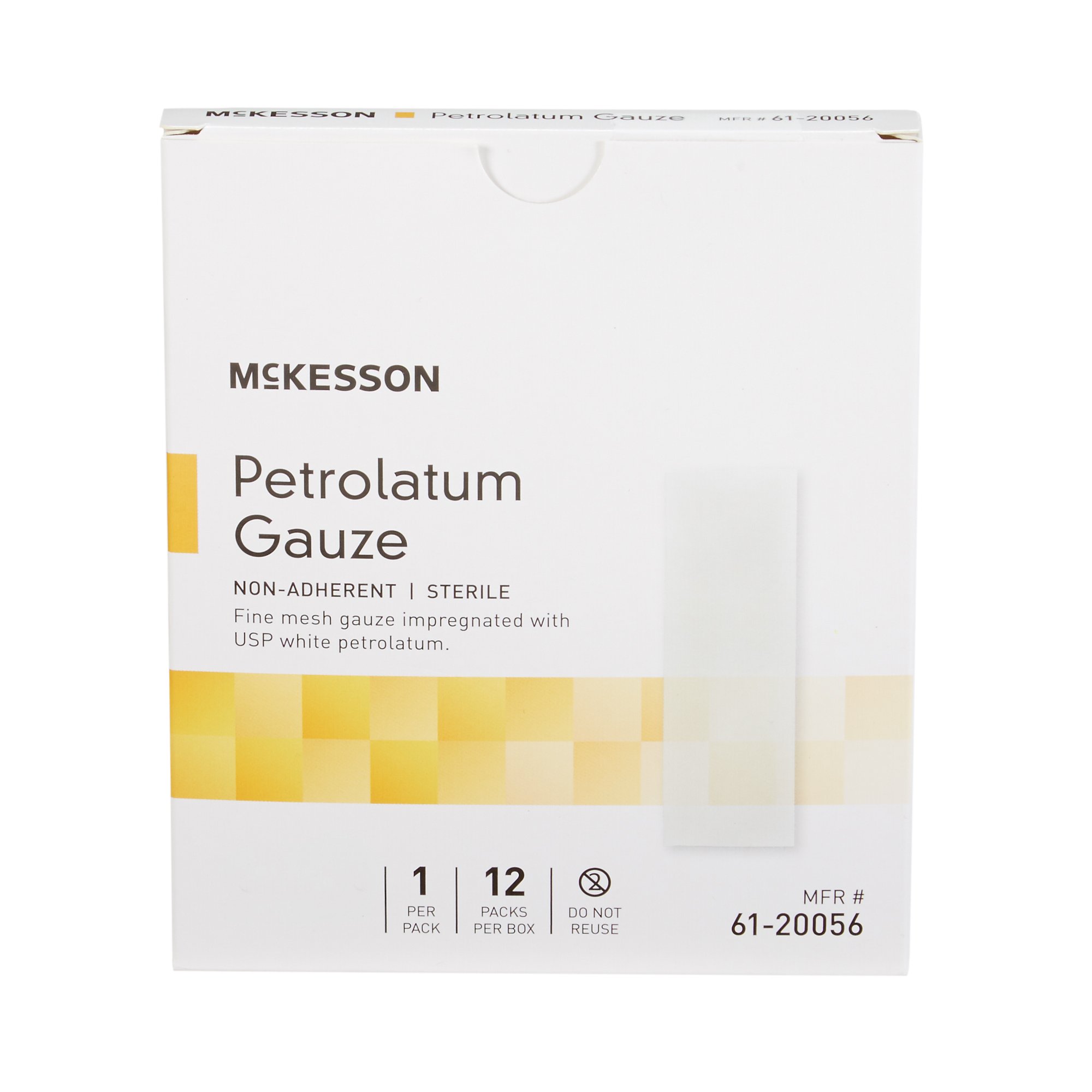 McKesson Brand - 61-20056 McKesson Petrolatum Impregnated Dressing