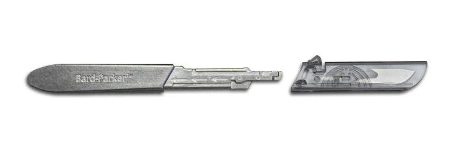 Aspen Surgical Products - 373910 Safety Surgical Blade Bard-Parker® Stainless Steel No. 10 Sterile