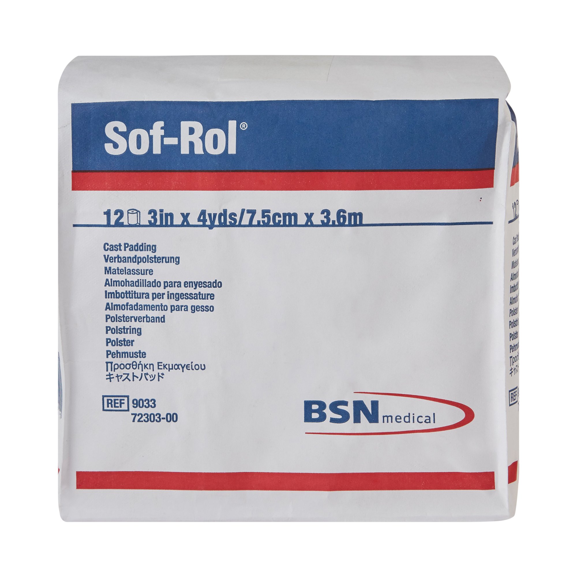 BSN Medical - 9033 Sof-Rol® White Rayon Cast Padding