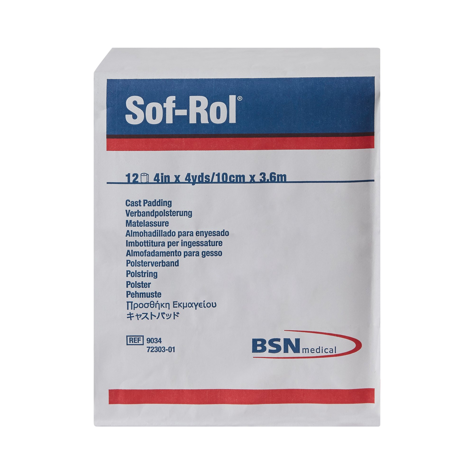 BSN Medical - 9034 Sof-Rol® White Rayon Undercast Cast Padding