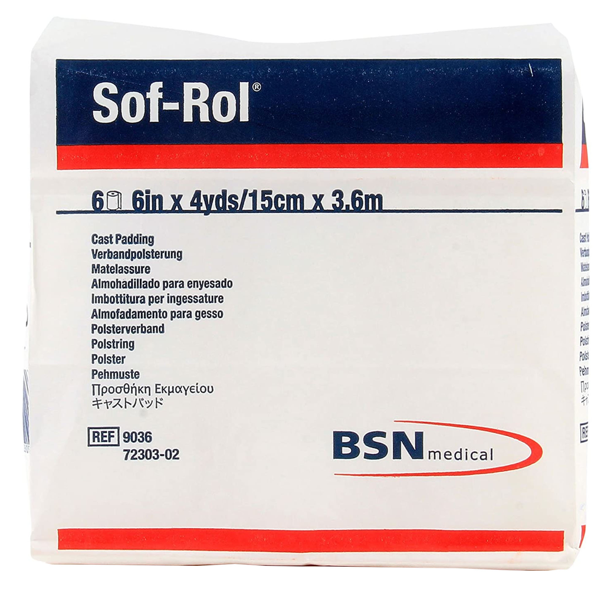 BSN Medical - 9036 Sof-Rol® White Rayon Undercast Cast Padding