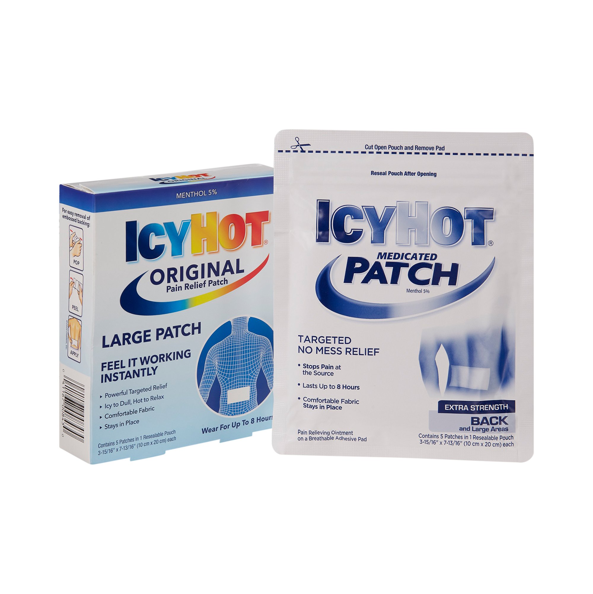 Chattem - 41167004843 Icy Hot® Original Pain Relief Patches
