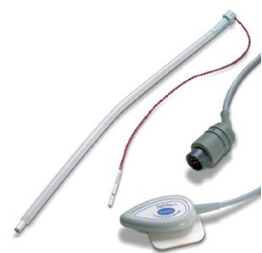 Cardinal - 31479812 ECG Cable Corometrics™ 250cx series GE Medical Fetal Monitors, Round Connector