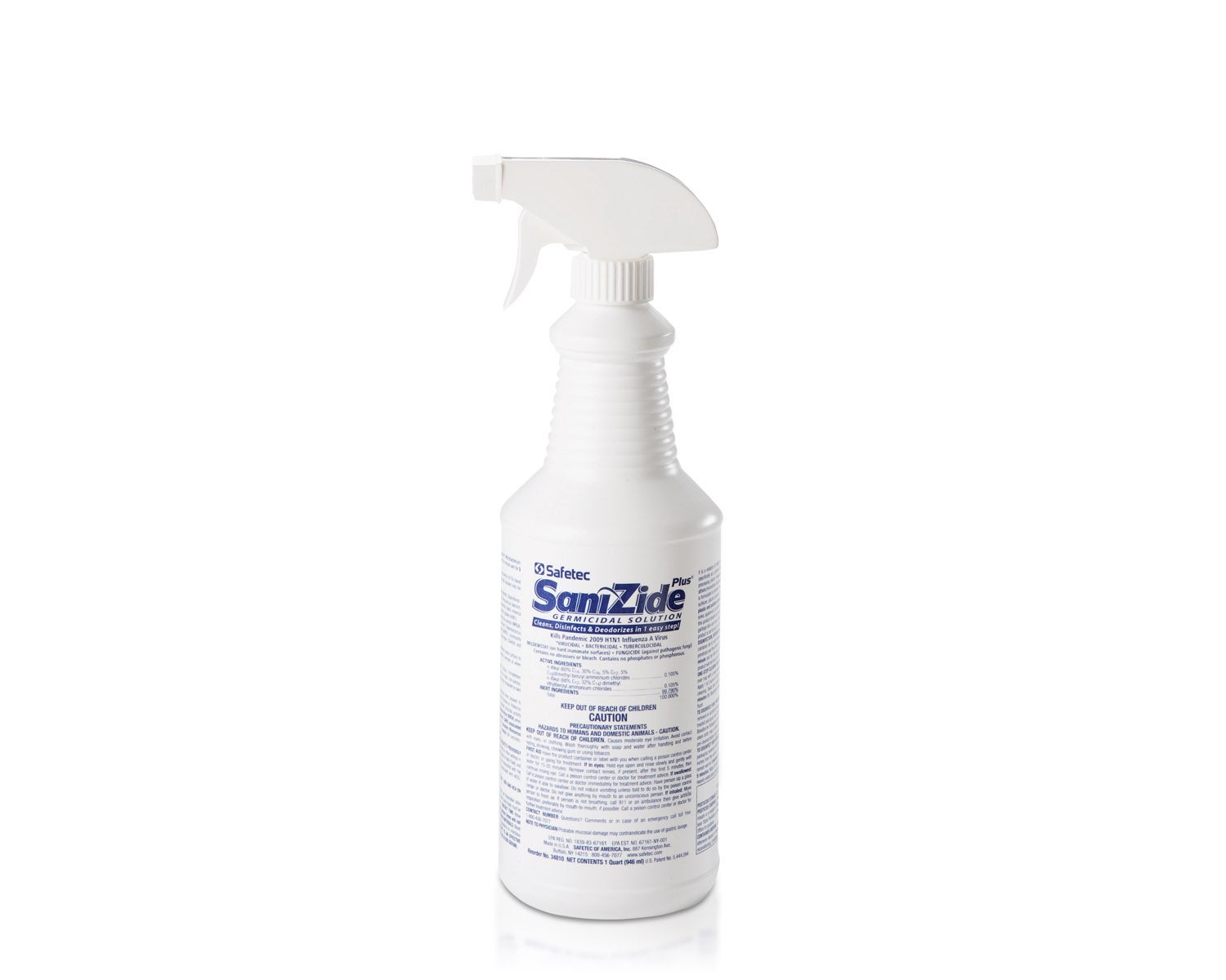Safetec of America - 34810 SaniZide Plus® Surface Disinfectant Cleaner