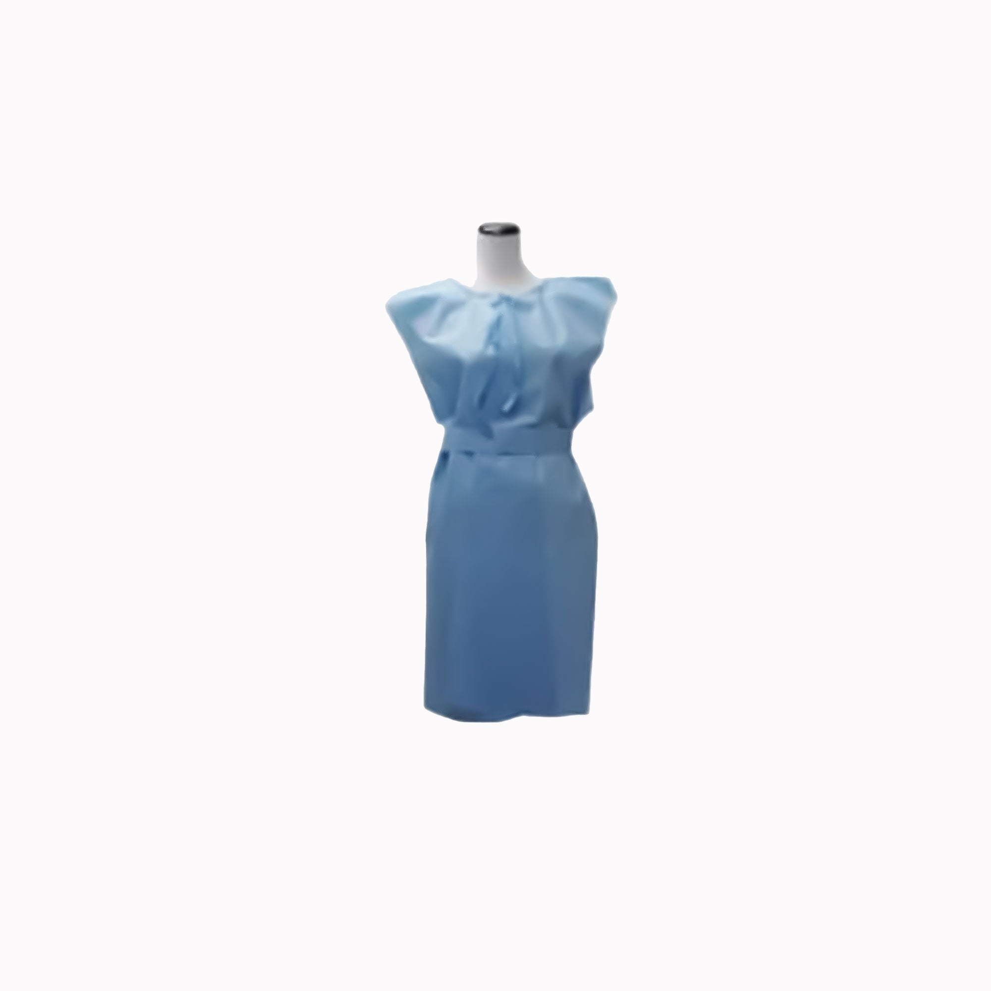 HPK Industries - 4570S Patient Exam Gown Premium 2X-Large Blue Disposable