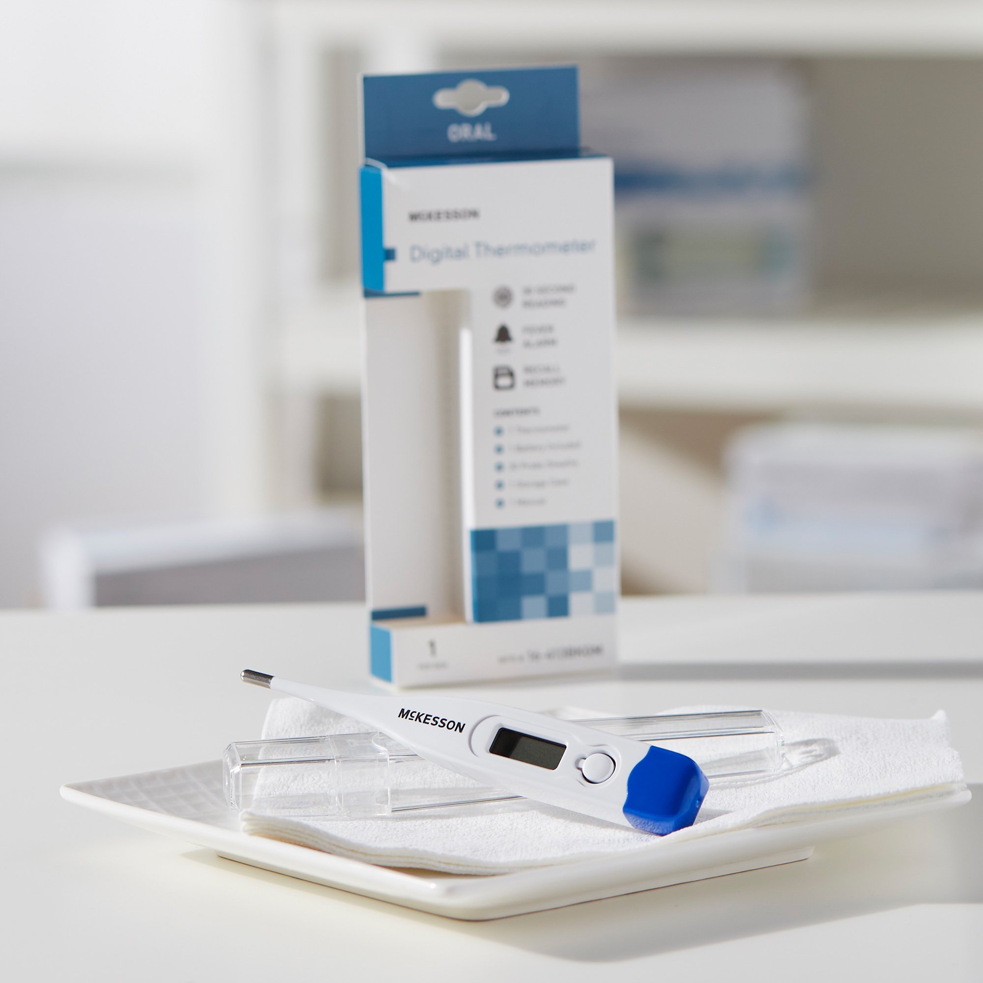 McKesson Brand - 16-413BKGM McKesson Digital Oral Thermometer
