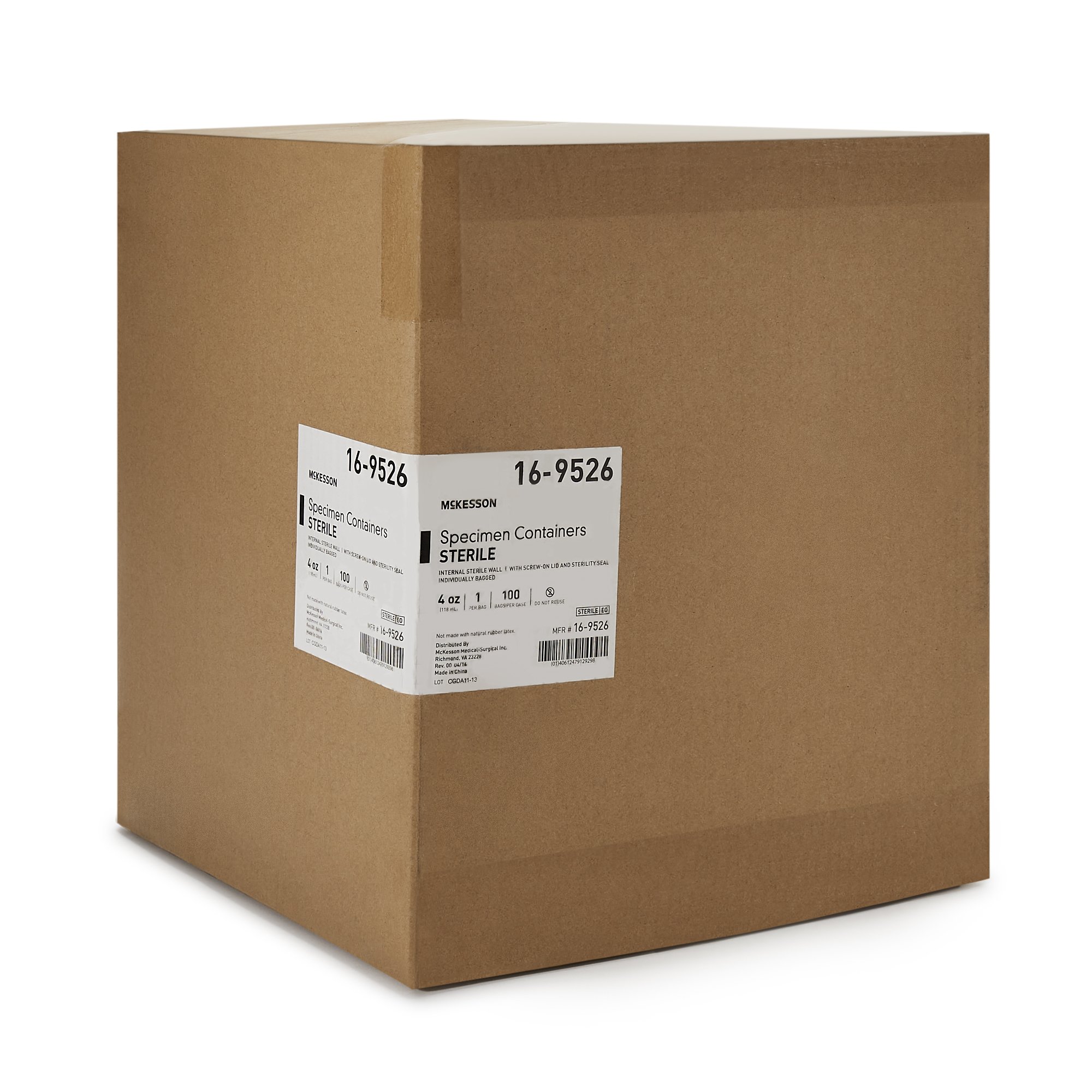 McKesson Brand 16-9526 - McKesson Specimen Container, 120 mL - 1/Each, 100/Case