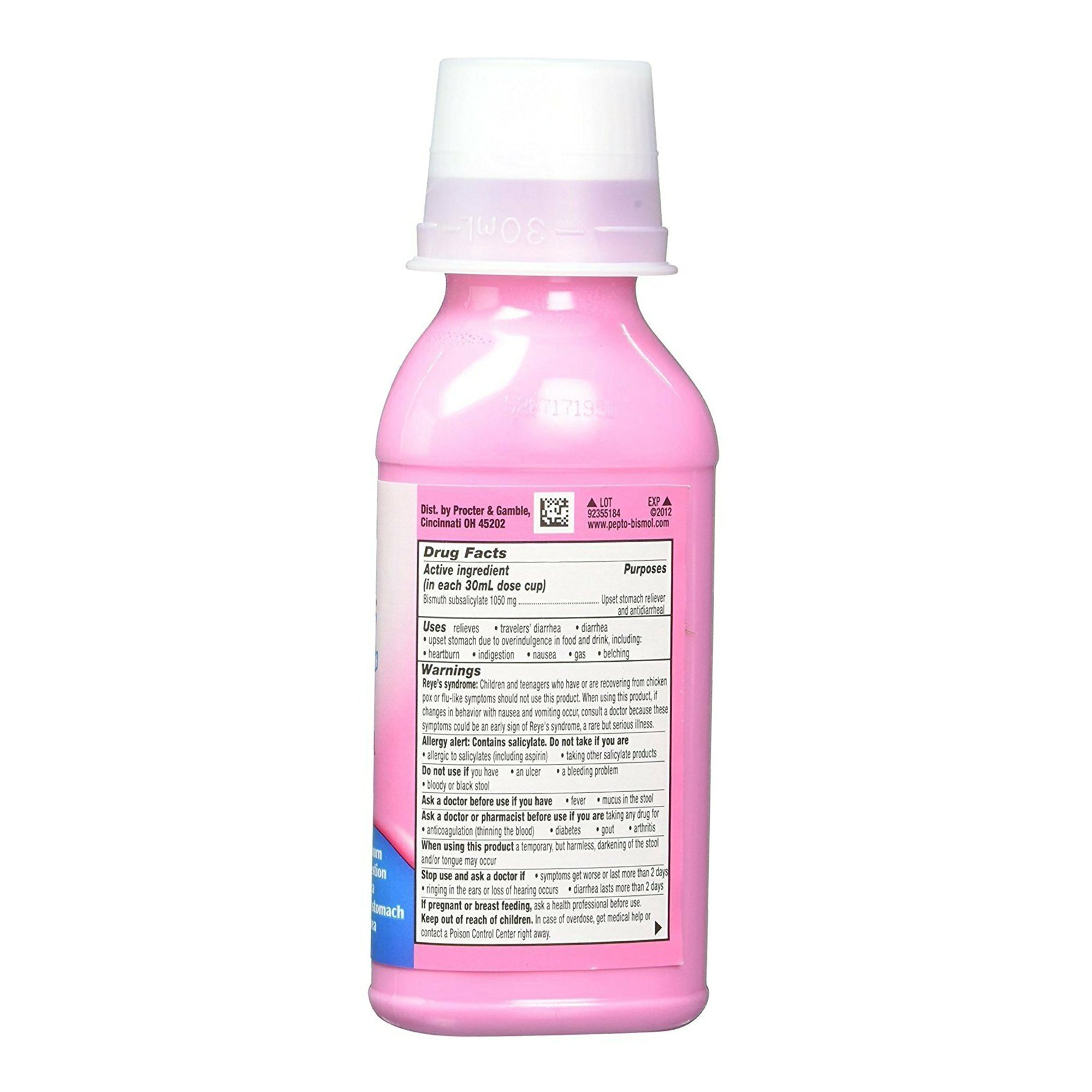Procter & Gamble 37000001901 - Pepto-Bismol® Ultra Bismuth Subsalicylate Upset Stomach Reliever/Antidiarrheal - 1/Each