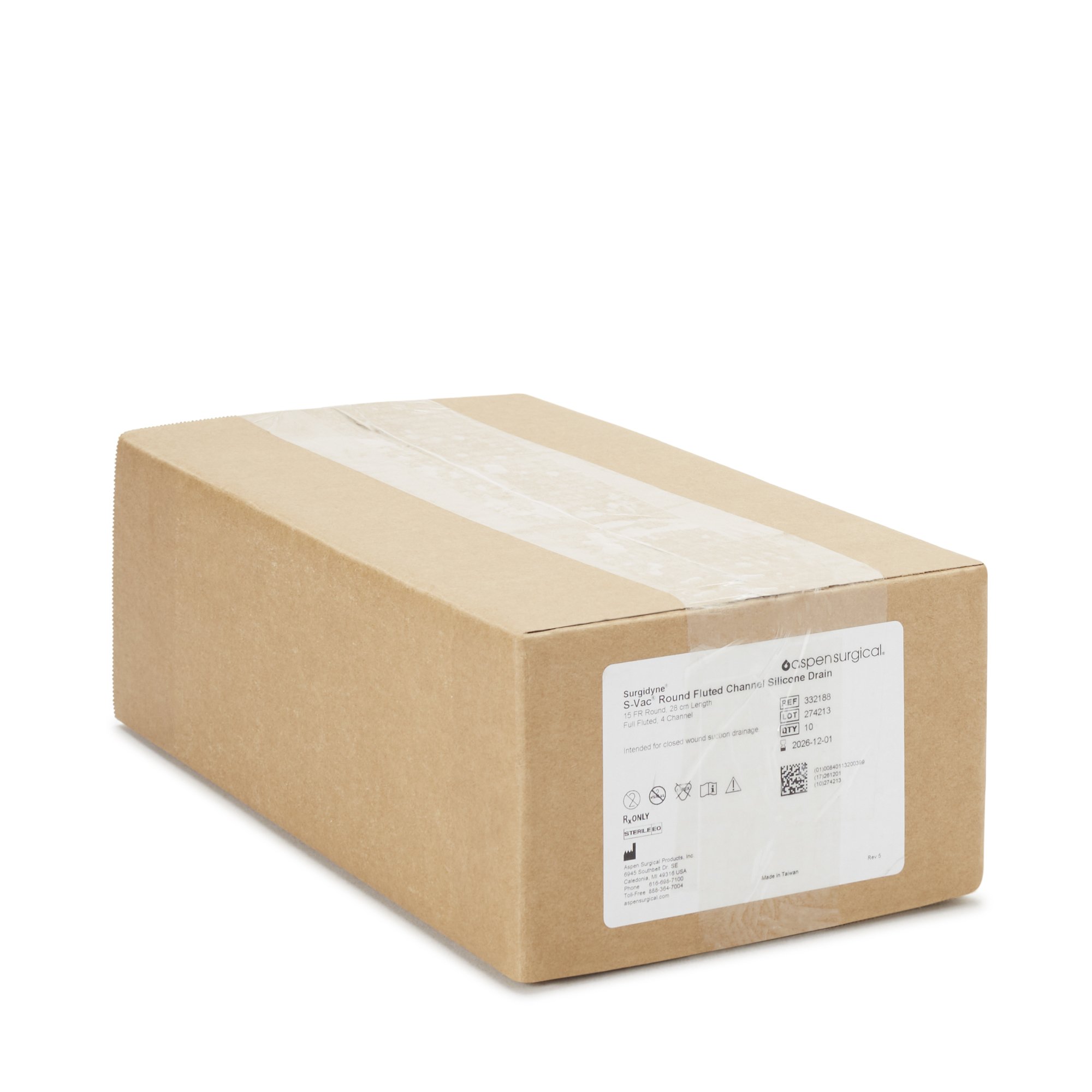 McKesson Brand 332188 - S-Vac™ Wound Drain, 15 Fr. - 1/Each, 10/Case